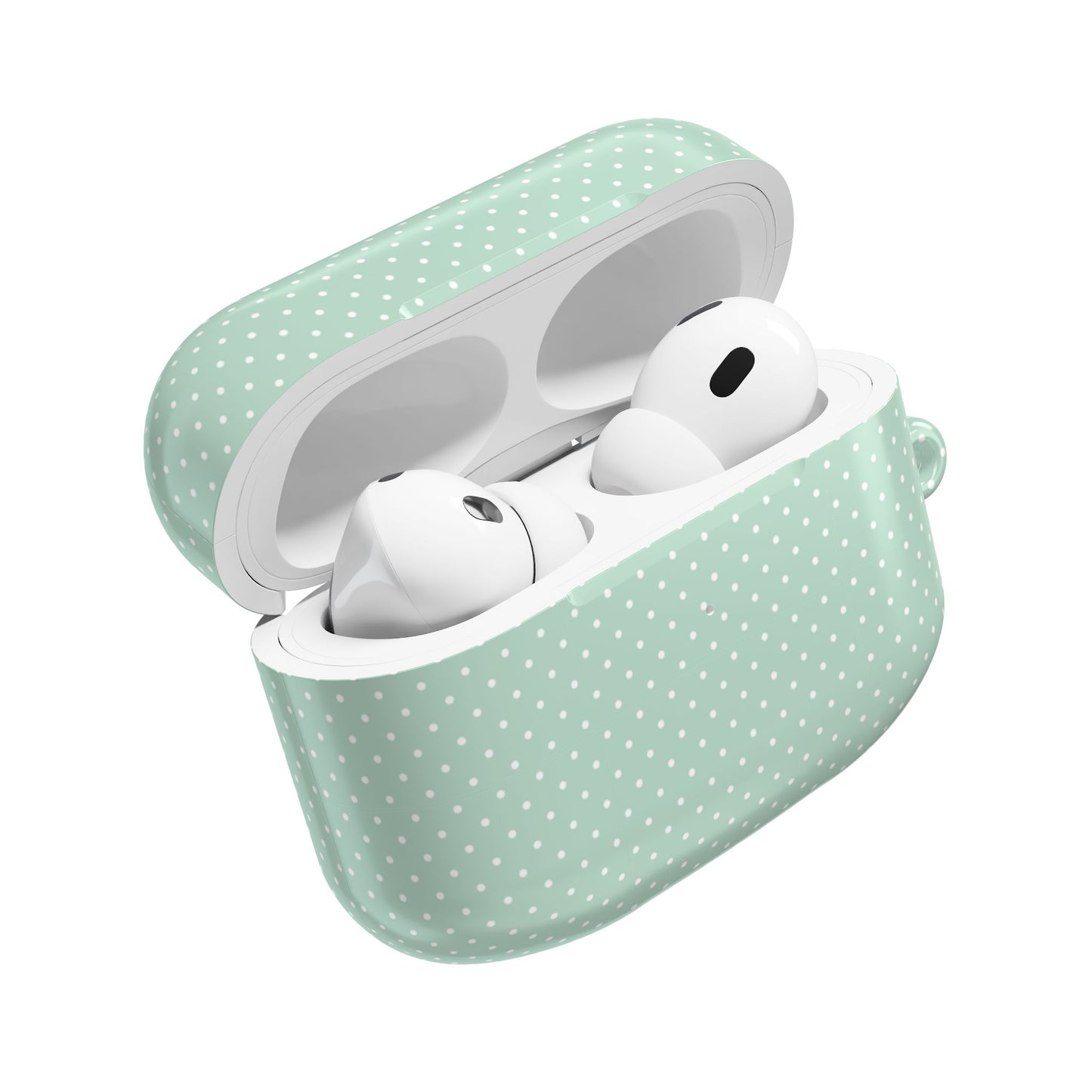 Pastel Green Polka Dot AirPod Case — Classic Pastel Green Polka Dot Protective Cover