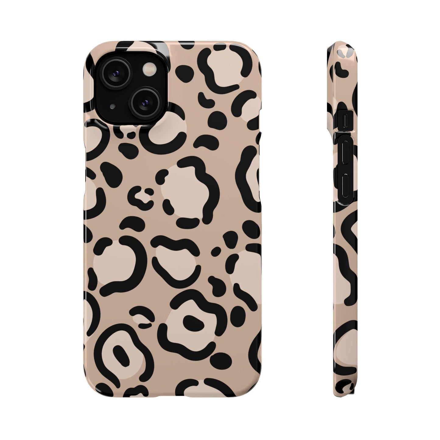 Leopard Print Slim Case — Phone Cover for Apple iPhone, Samsung Galaxy and Google Pixel.