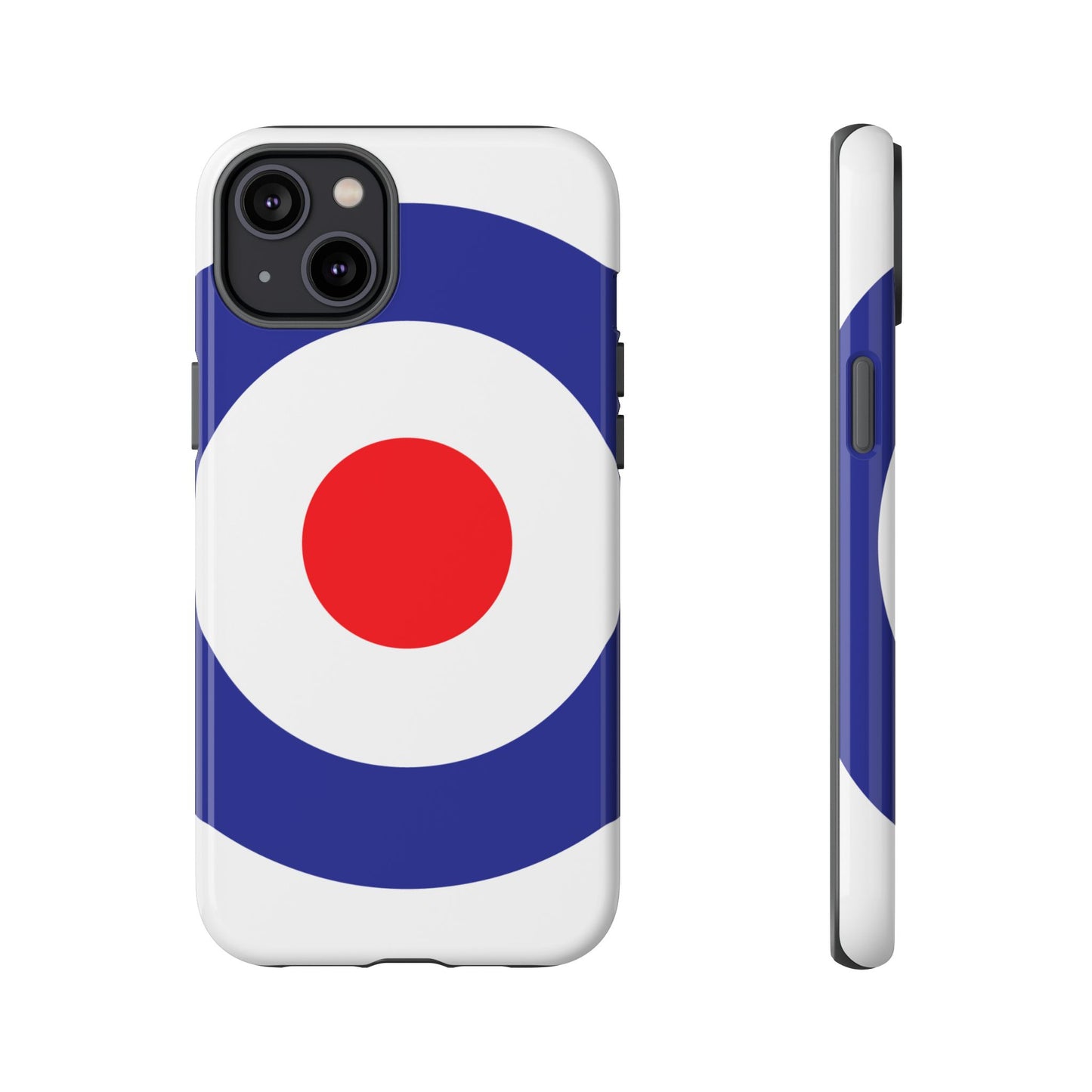 Retro Target Mod Roundel Tough Phone Case for Apple iPhone, Samsung Galaxy and Google Pixel.
