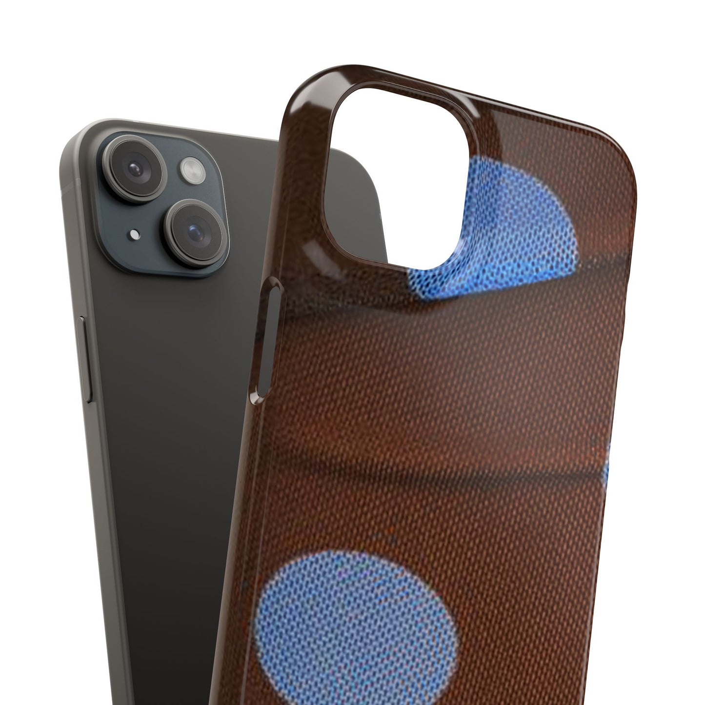 Polka Dot Snap Phone Case for Apple iPhone, Samsung Galaxy and Google Pixel.