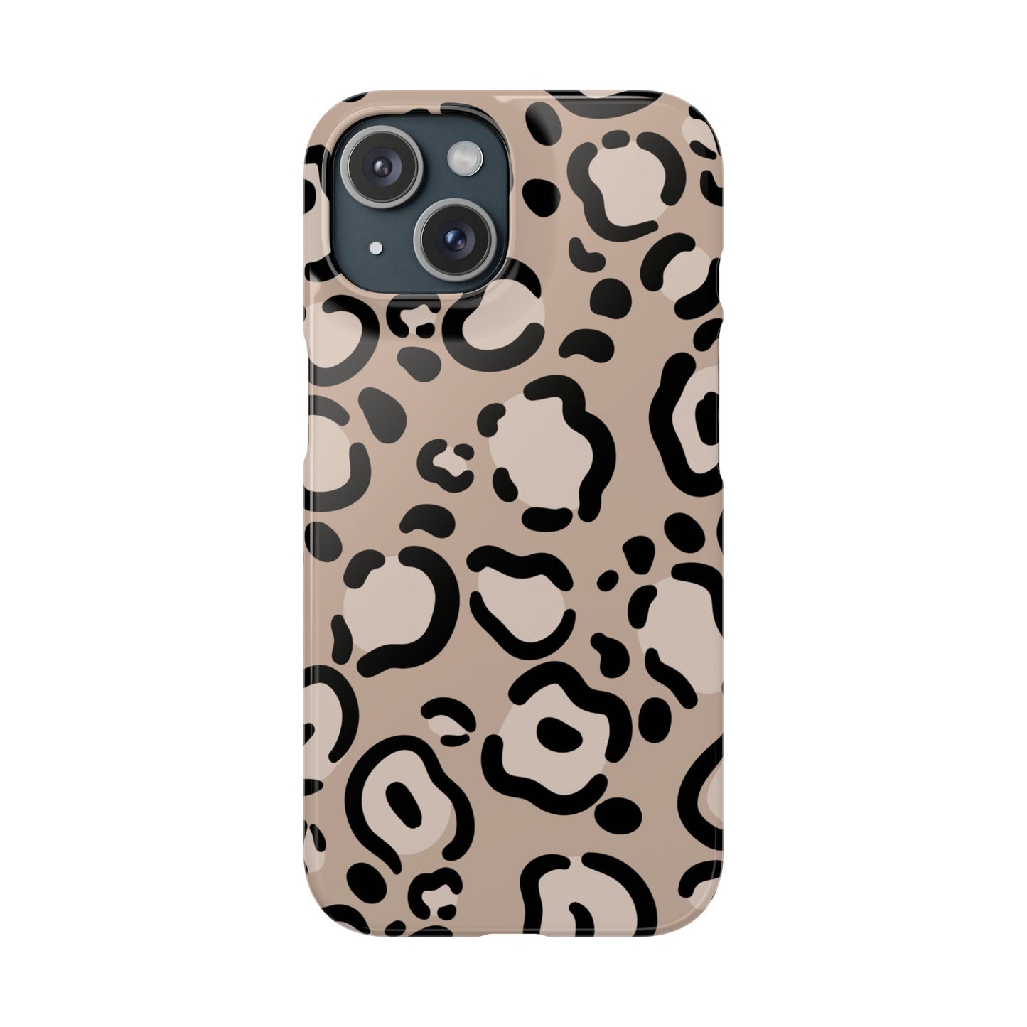 Leopard Print Slim Case — Phone Cover for Apple iPhone, Samsung Galaxy and Google Pixel.