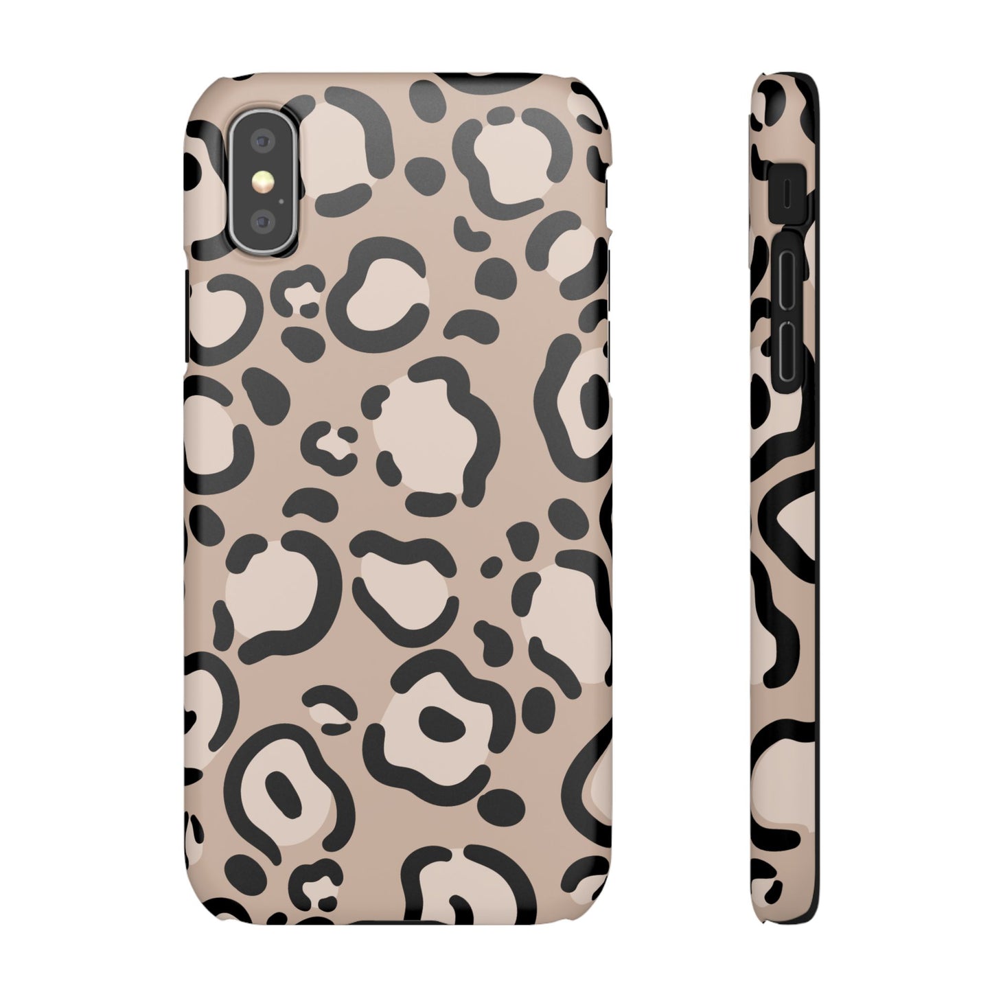 Leopard Print Slim Case — Phone Cover for Apple iPhone, Samsung Galaxy and Google Pixel.