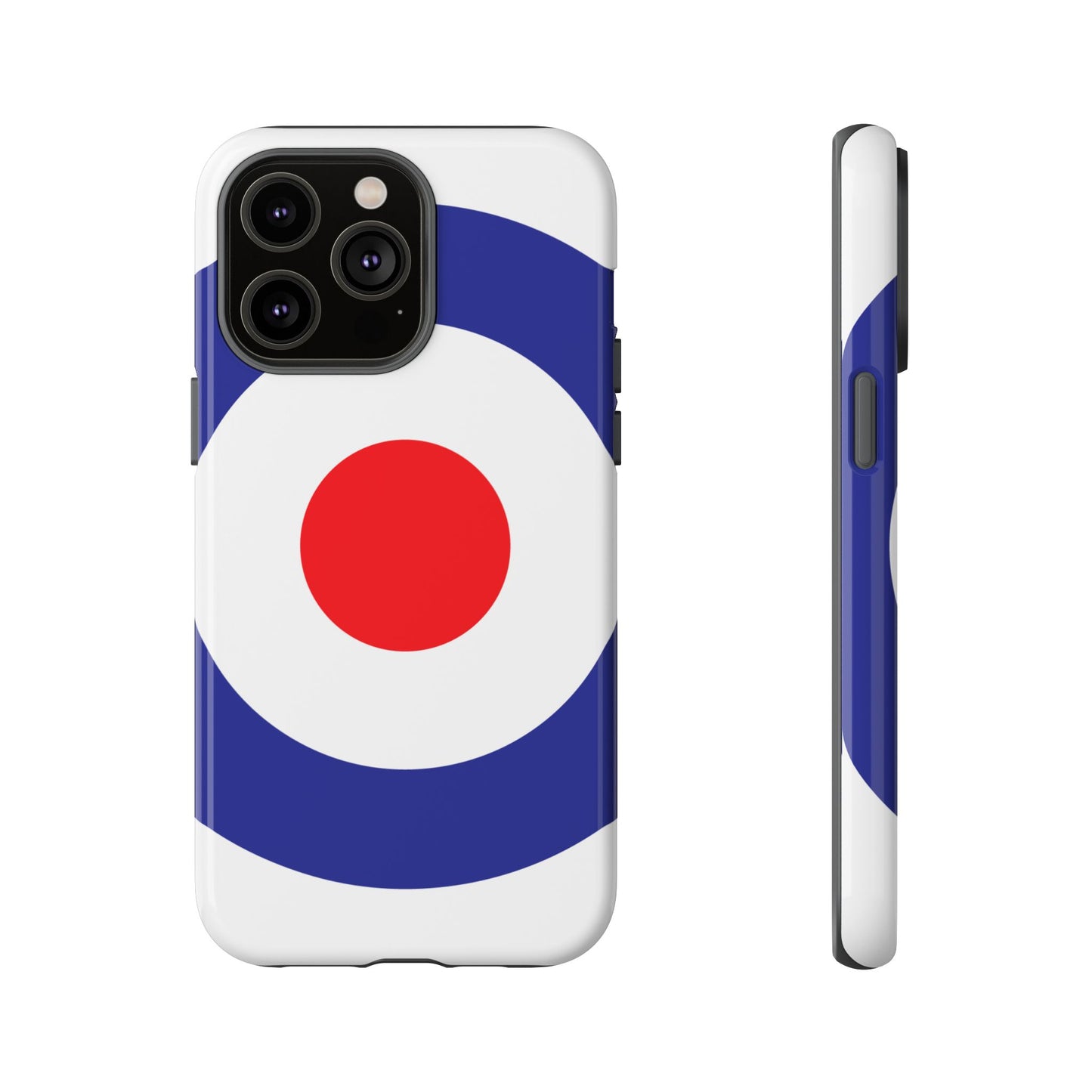 Retro Target Mod Roundel Tough Phone Case for Apple iPhone, Samsung Galaxy and Google Pixel.