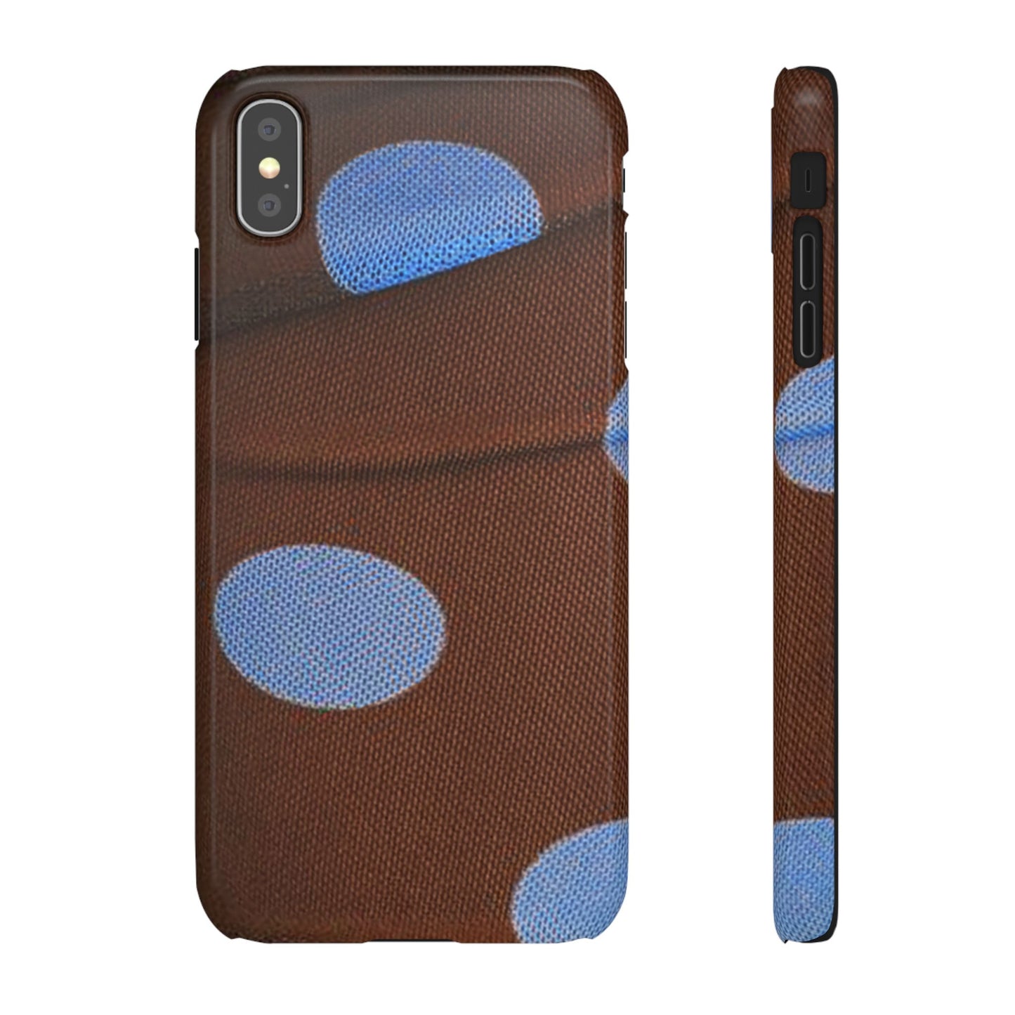 Polka Dot Snap Phone Case for Apple iPhone, Samsung Galaxy and Google Pixel.