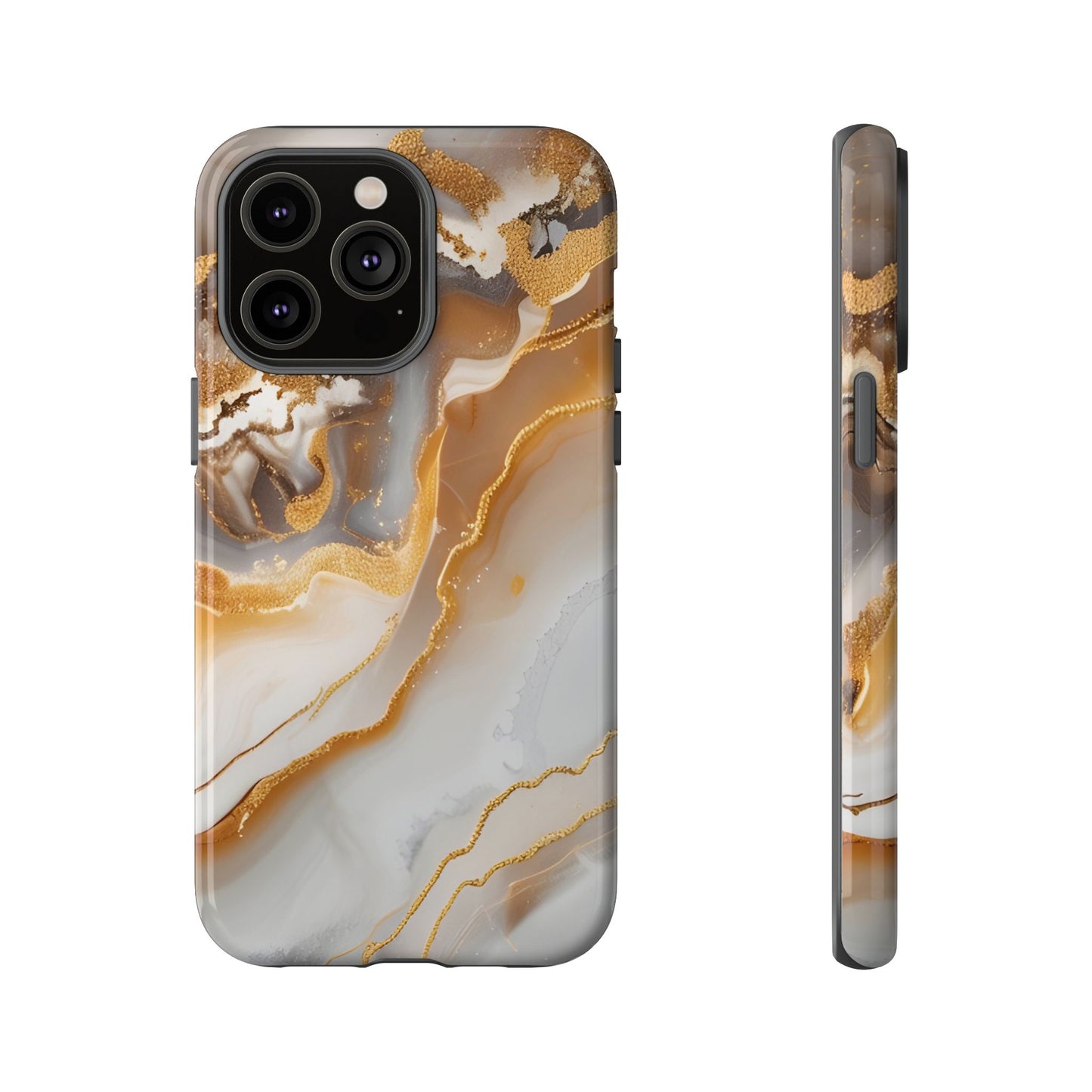 Gold Marble Tough Phone Case