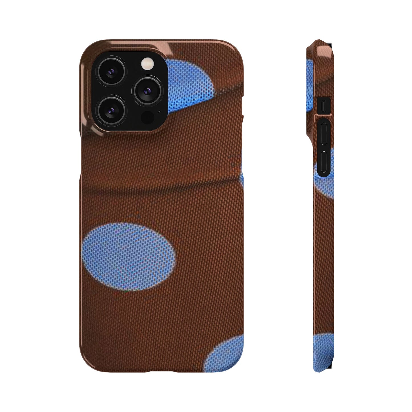Polka Dot Snap Phone Case for Apple iPhone, Samsung Galaxy and Google Pixel.
