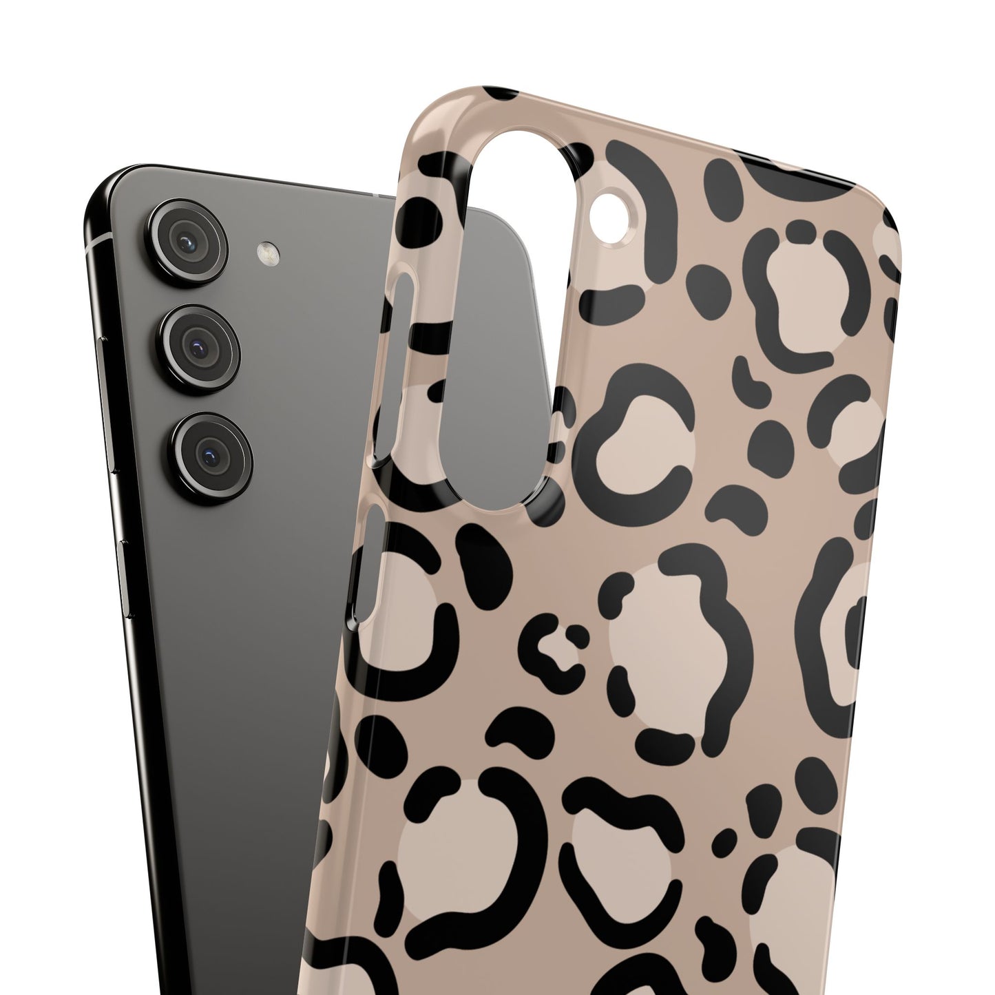 Leopard Print Slim Case — Phone Cover for Apple iPhone, Samsung Galaxy and Google Pixel.