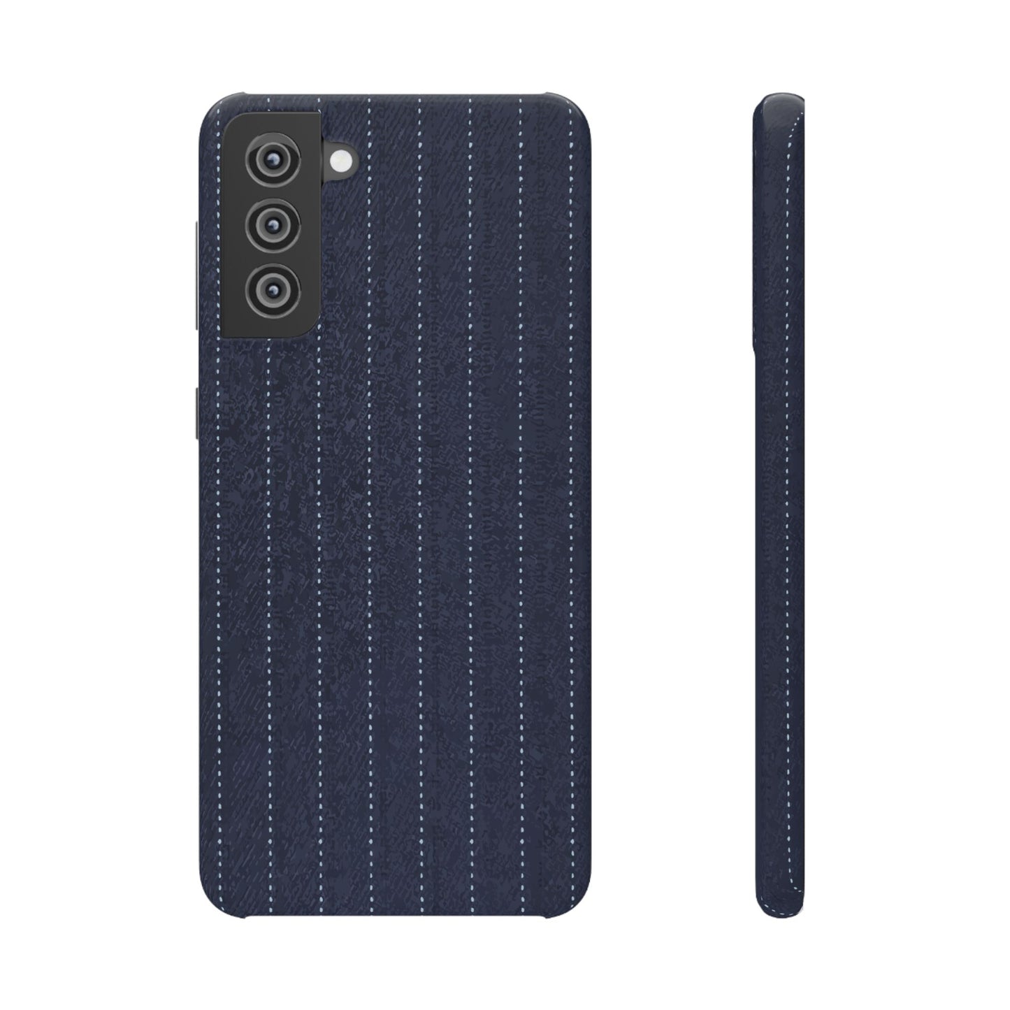 Pinstripe Snap Phone Case — Slim Protective iPhone Cover