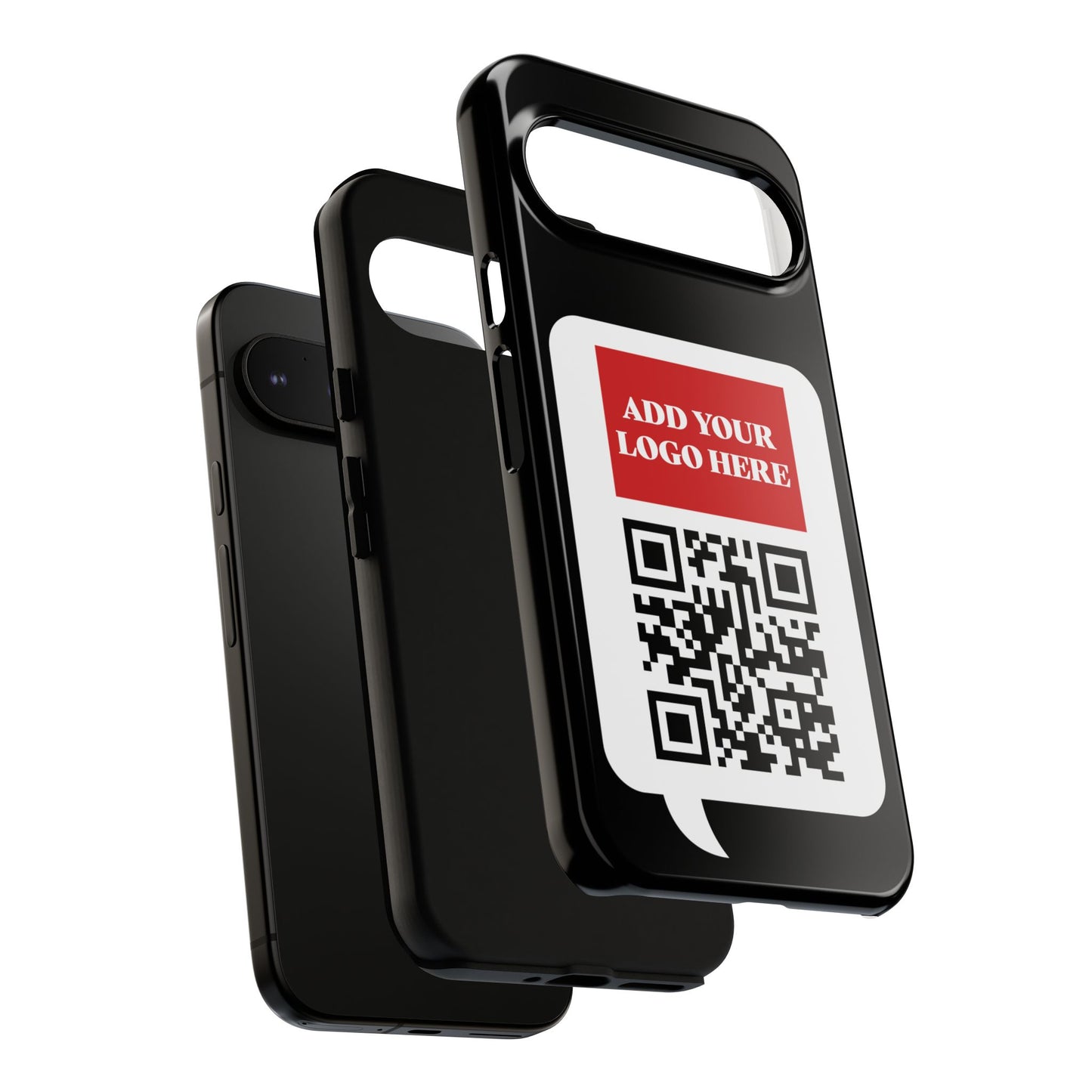 Custom QR Code and Logo Tough Phone Case — Contact Case