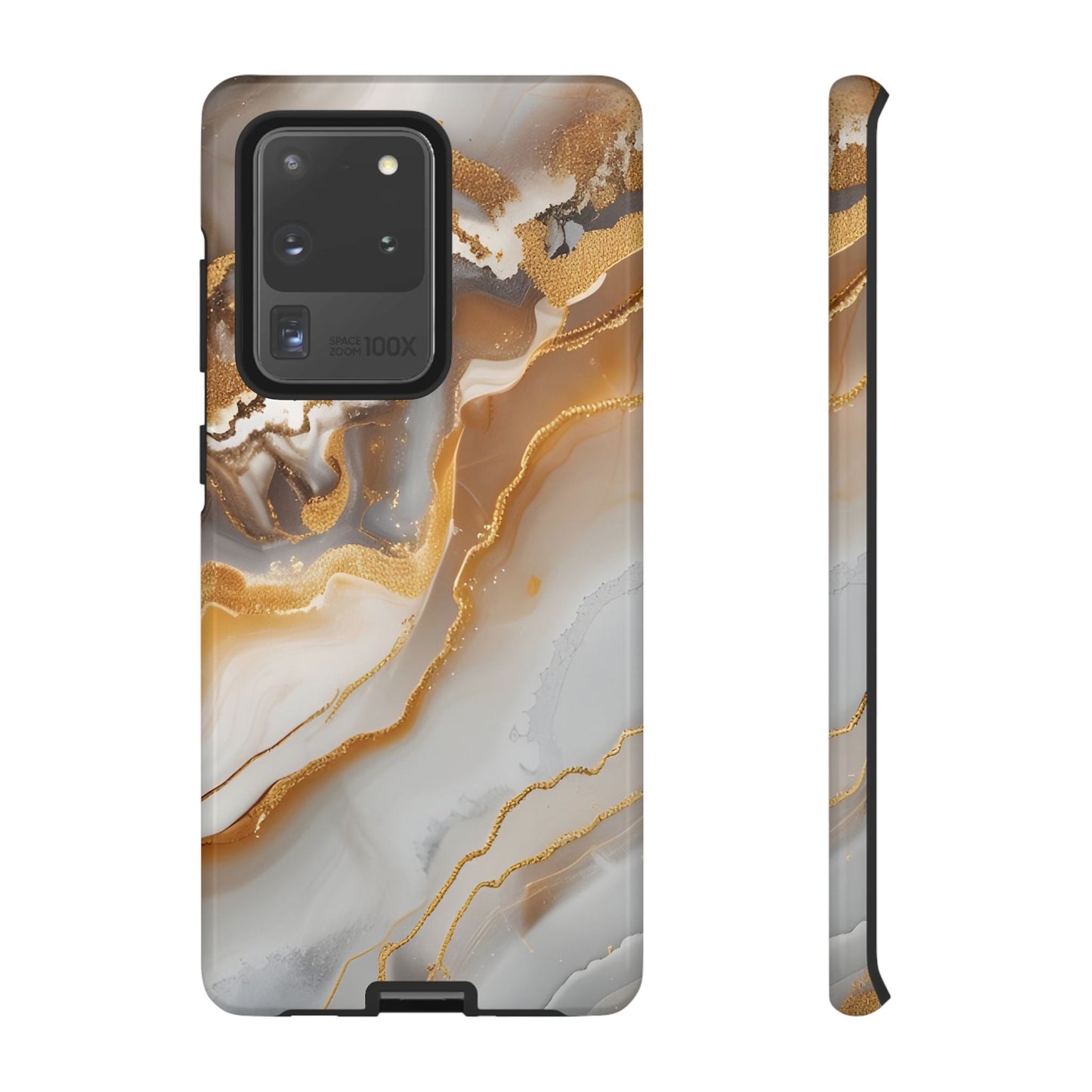 Gold Marble Tough Phone Case