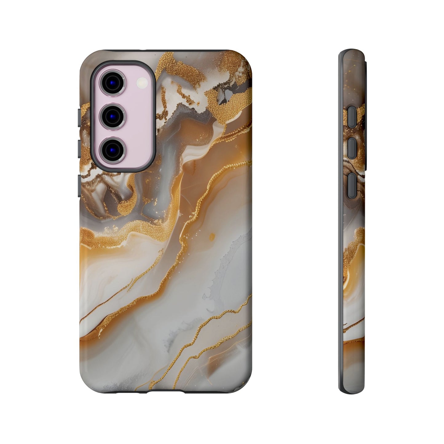 Gold Marble Tough Phone Case