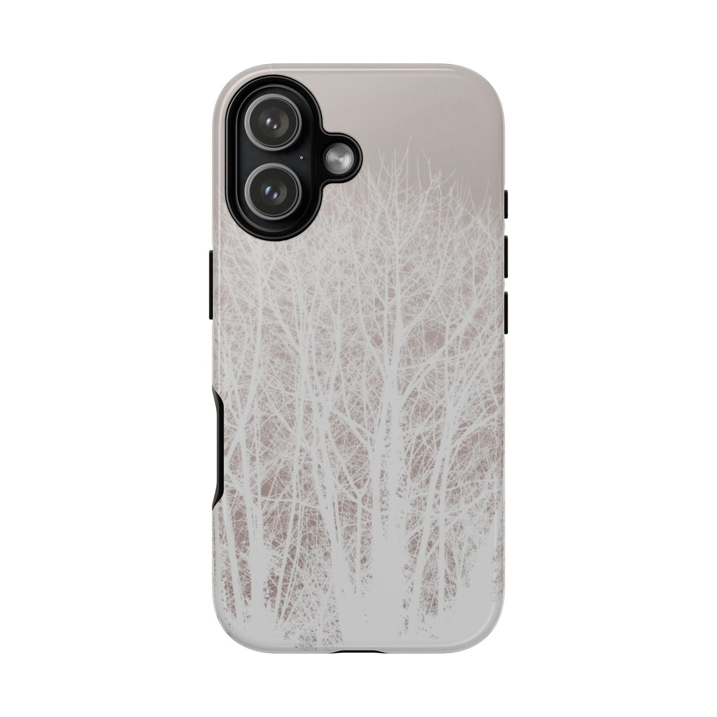 Copy of Night Forest Phone Case — Dark Tree Silhouette Protective Tough Case