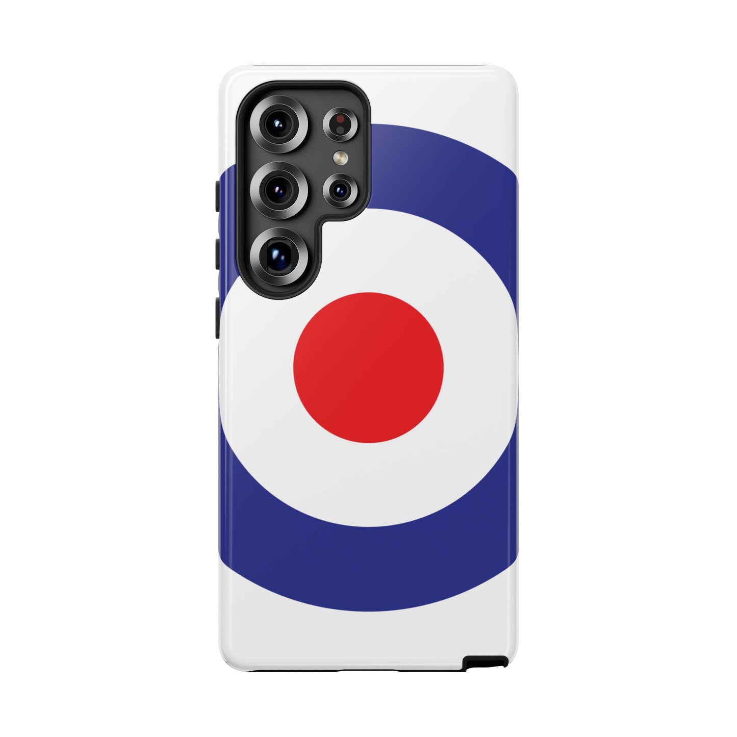 Retro Target Mod Roundel Tough Phone Case for Apple iPhone, Samsung Galaxy and Google Pixel.