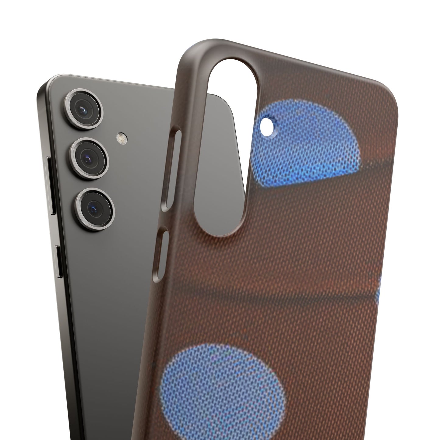 Polka Dot Snap Phone Case for Apple iPhone, Samsung Galaxy and Google Pixel.
