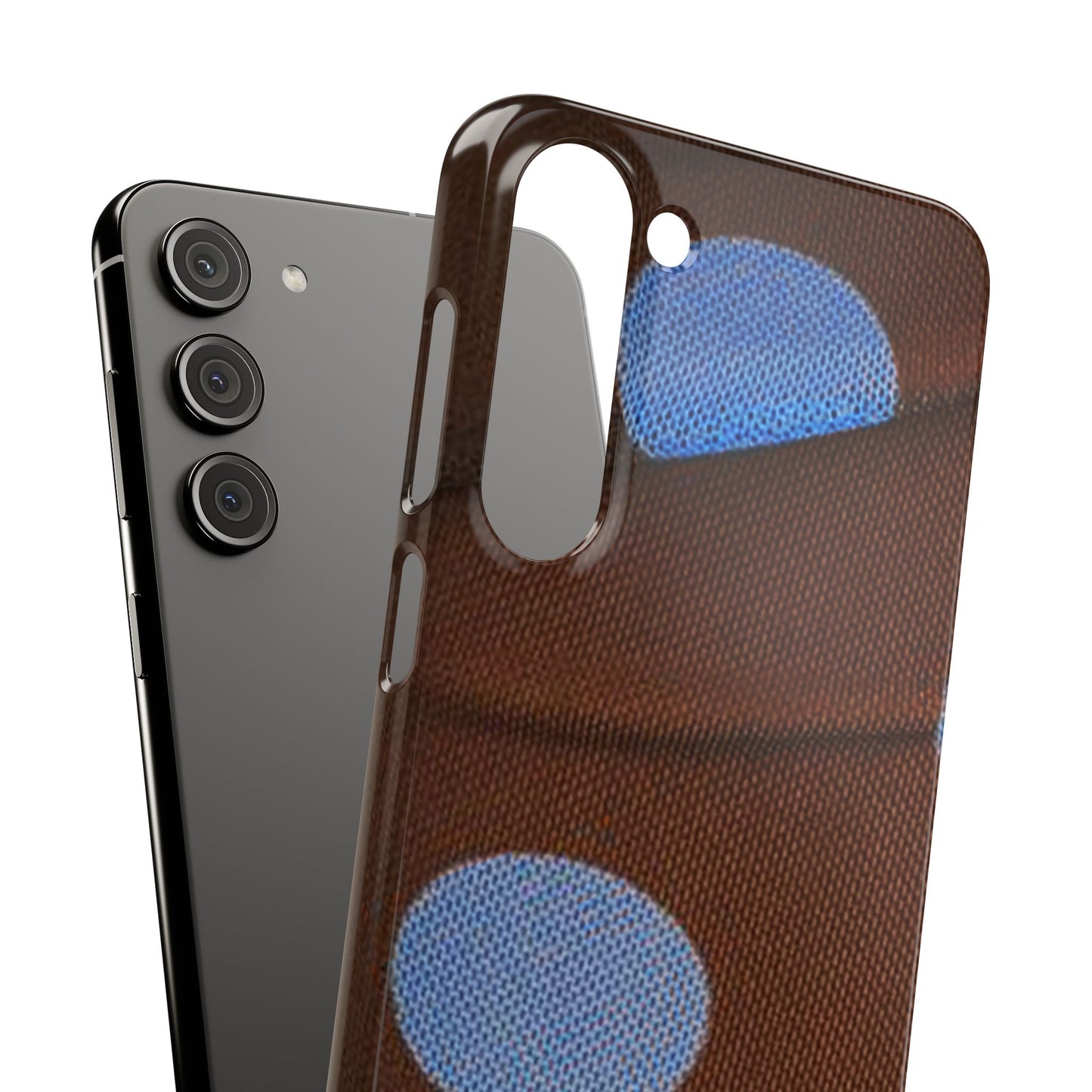 Polka Dot Snap Phone Case for Apple iPhone, Samsung Galaxy and Google Pixel.
