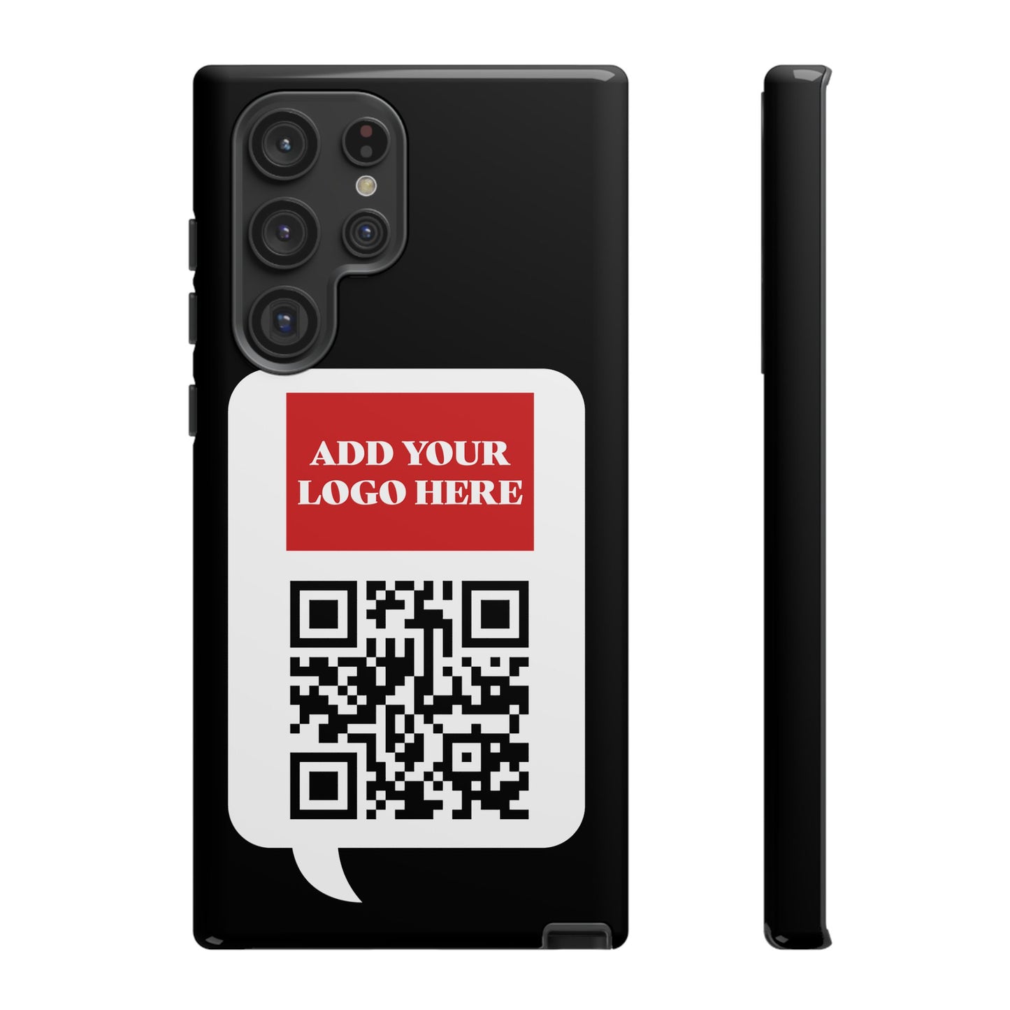 Custom QR Code and Logo Tough Phone Case — Contact Case
