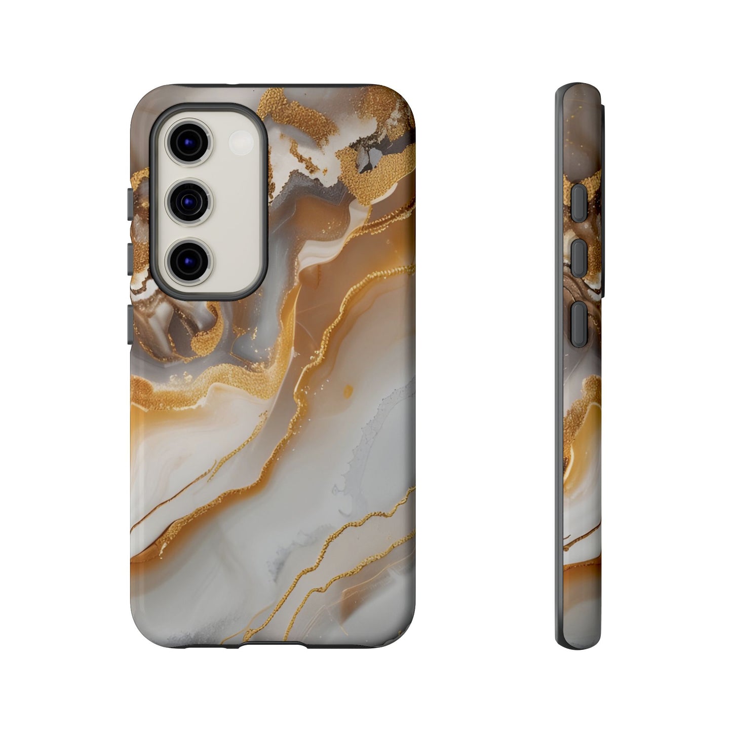 Gold Marble Tough Phone Case