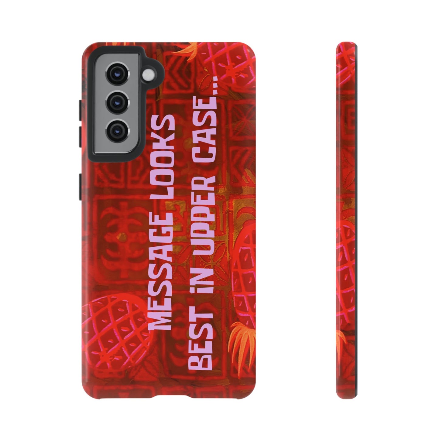 Personalised Tough Case for Apple iPhone, Samsung Galaxy and Google Pixel.