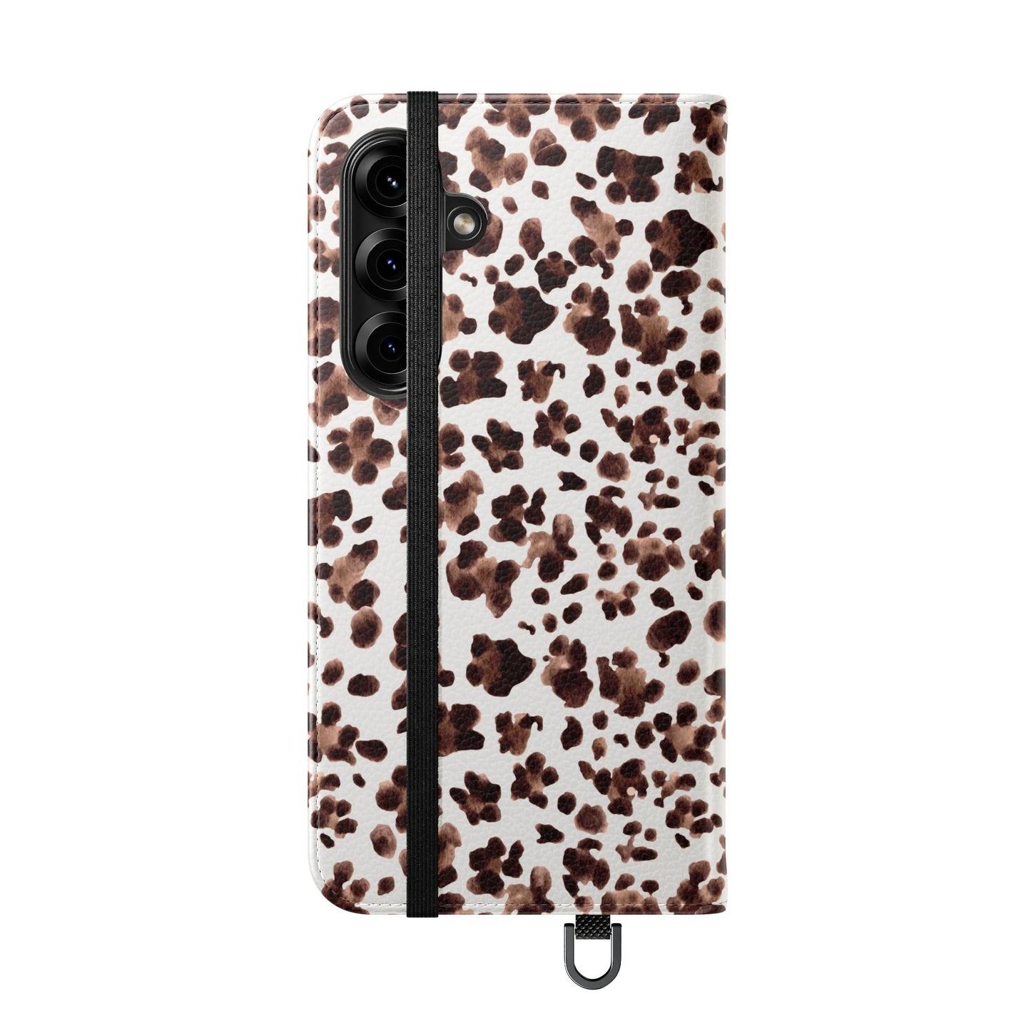 Leopard Print Flip Phone Case — Cardholder Wallet Flip Case