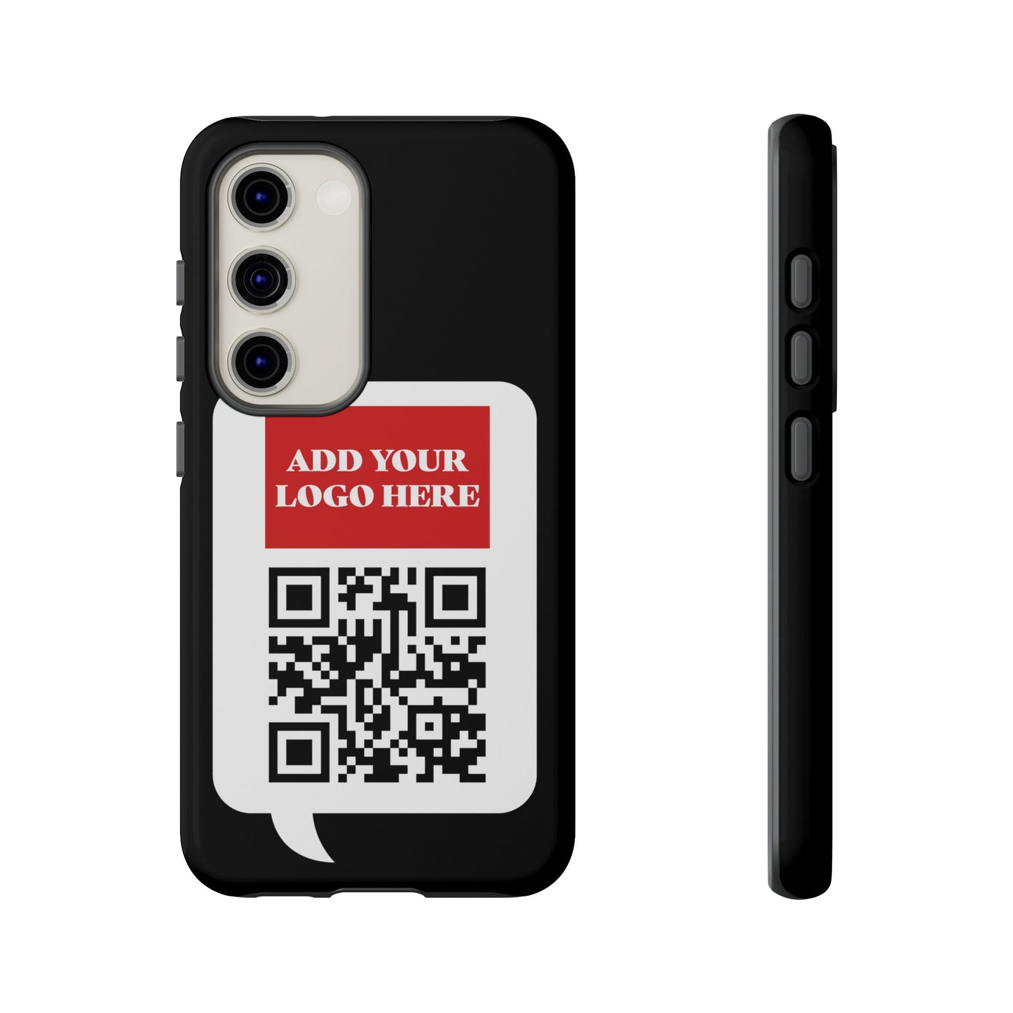Custom QR Code and Logo Tough Phone Case — Contact Case
