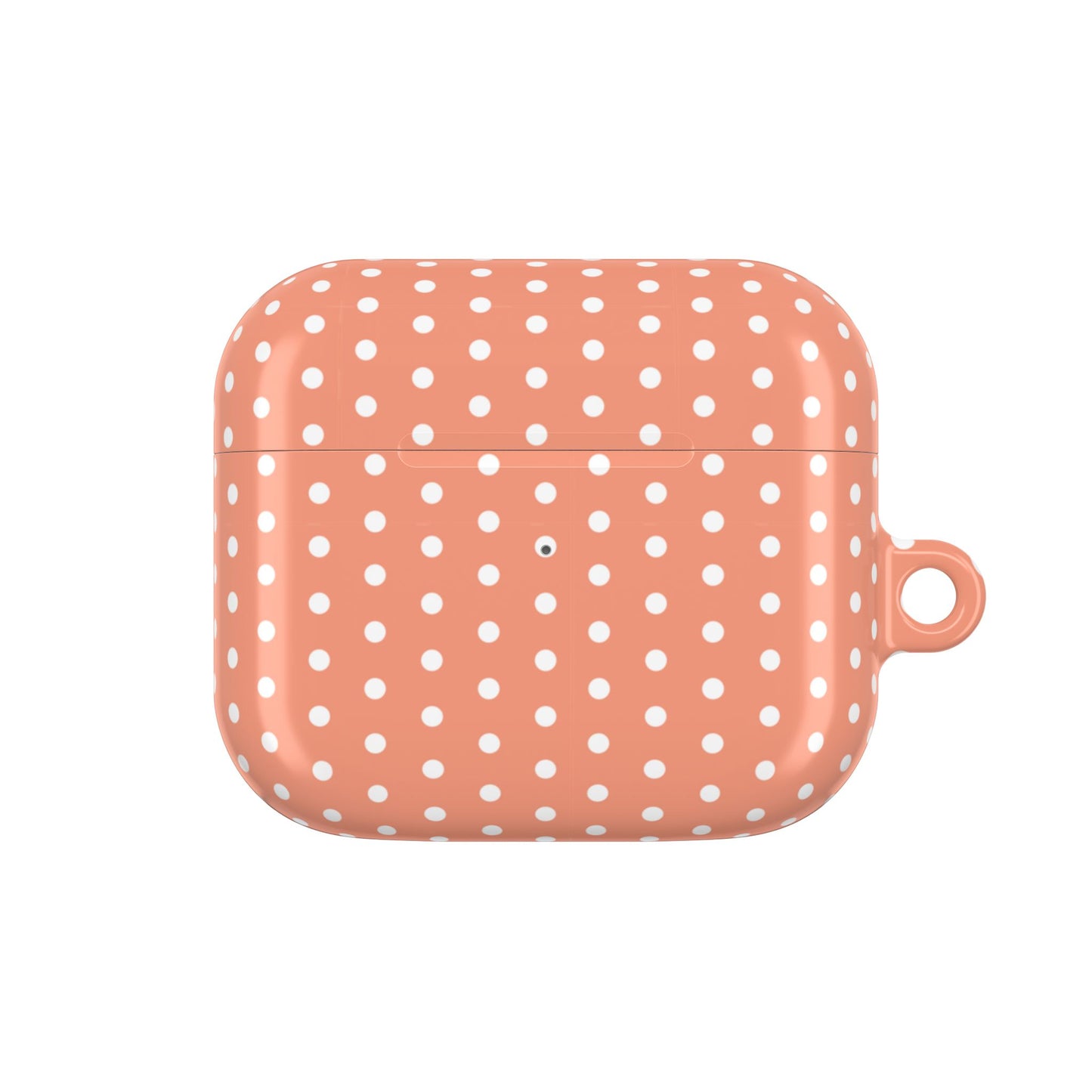 Pastel Red Polka Dot AirPod Case — Classic Pastel Red Polka Dot Protective Cover