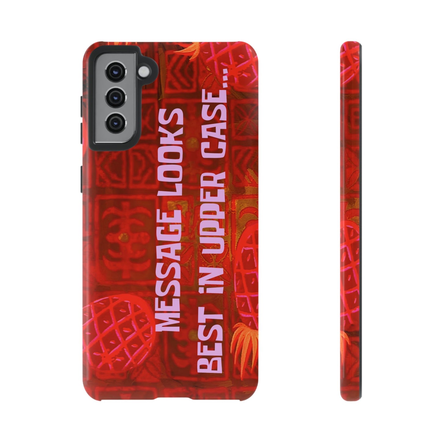 Personalised Tough Case for Apple iPhone, Samsung Galaxy and Google Pixel.
