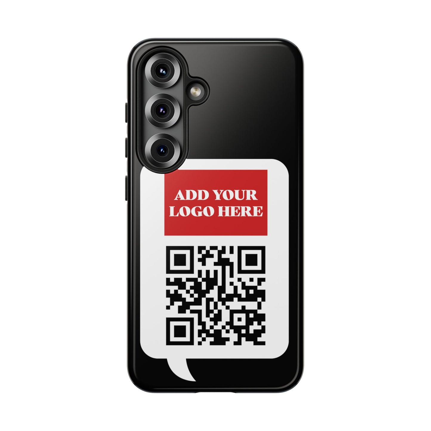 Custom QR Code and Logo Tough Phone Case — Contact Case
