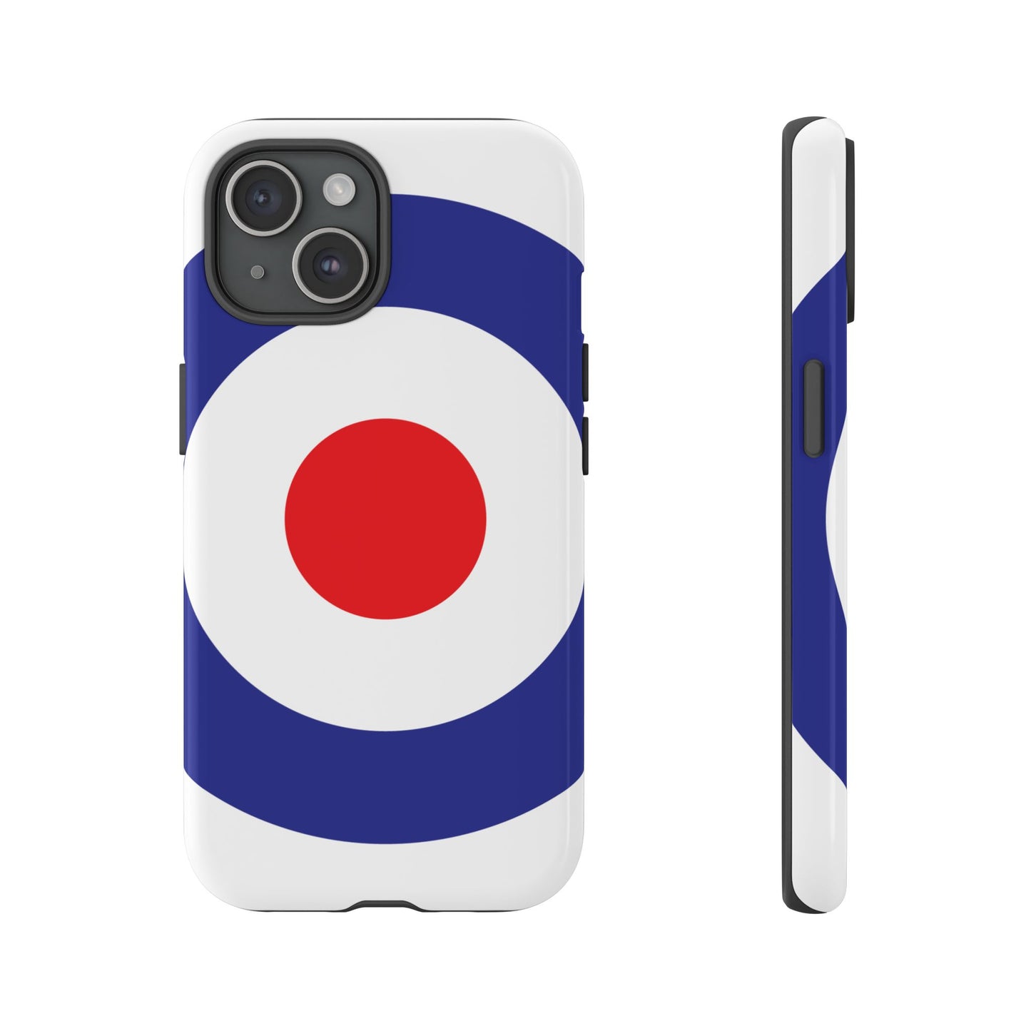 Retro Target Mod Roundel Tough Phone Case for Apple iPhone, Samsung Galaxy and Google Pixel.