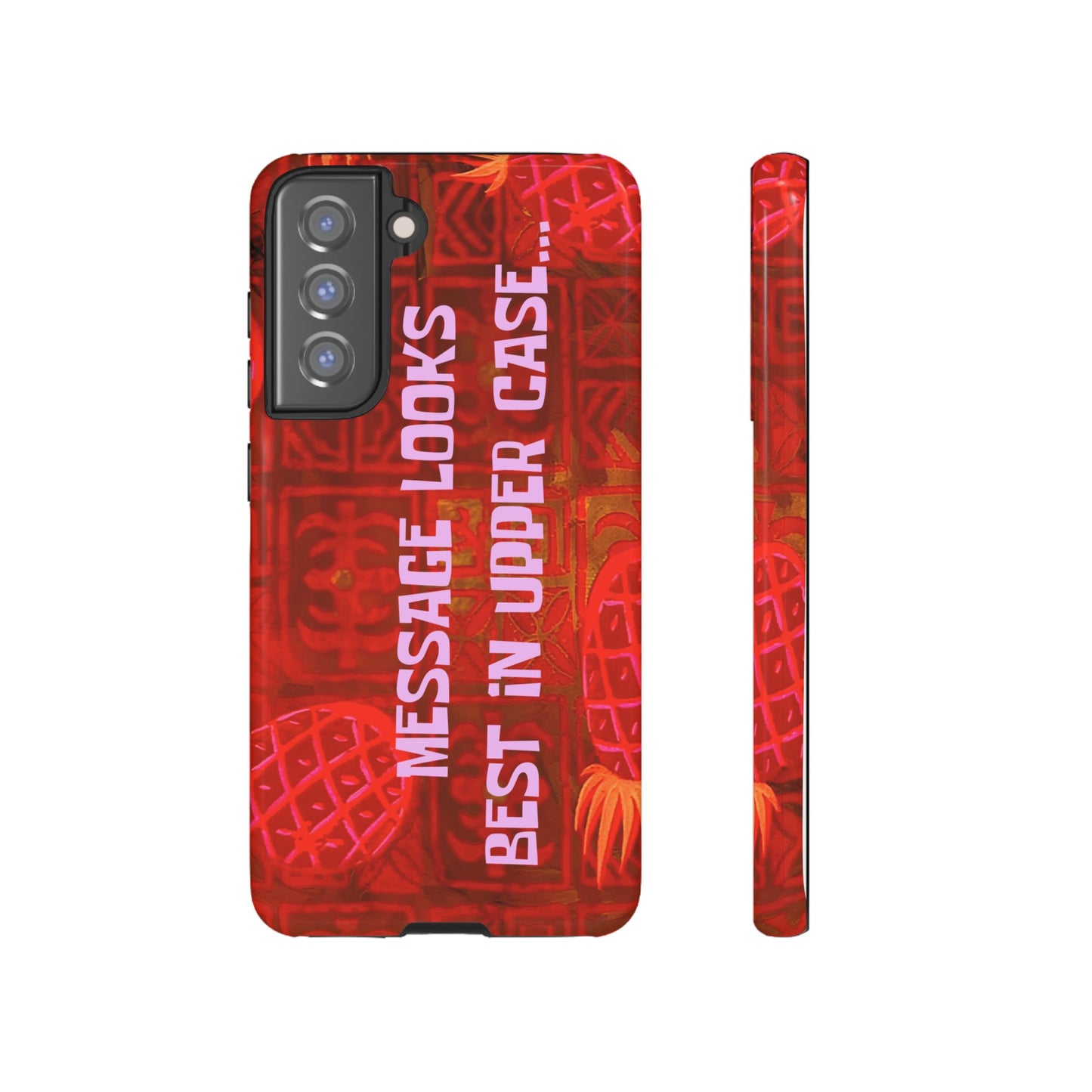 Personalised Tough Case for Apple iPhone, Samsung Galaxy and Google Pixel.