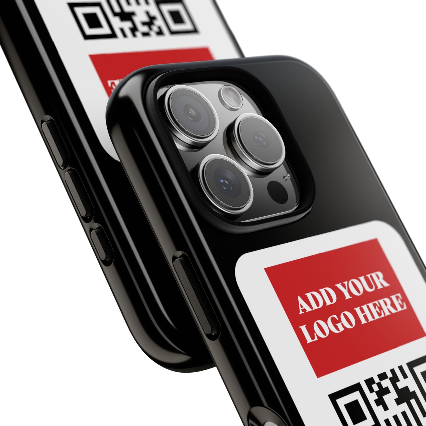 Custom QR Code and Logo Tough Phone Case — Contact Case