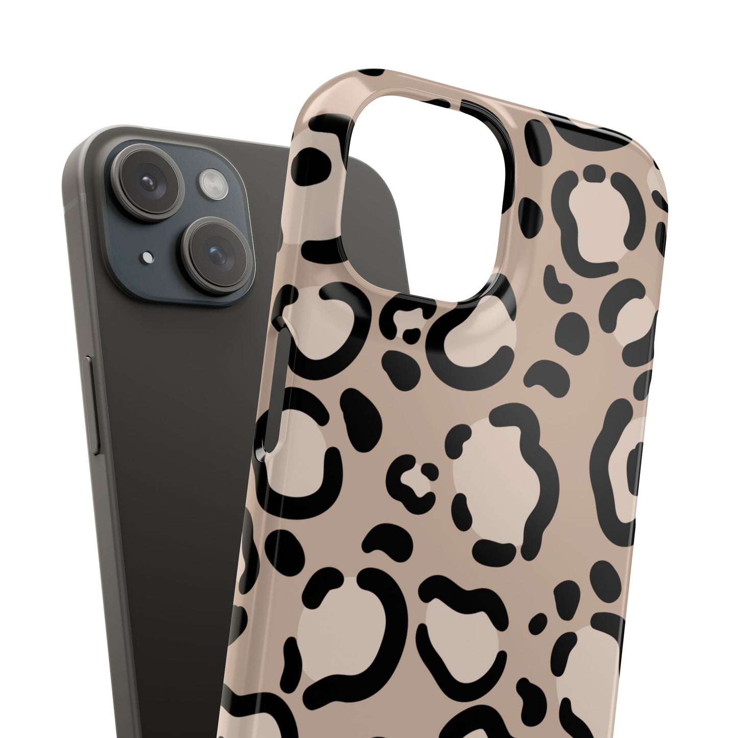 Leopard Print Slim Case — Phone Cover for Apple iPhone, Samsung Galaxy and Google Pixel.