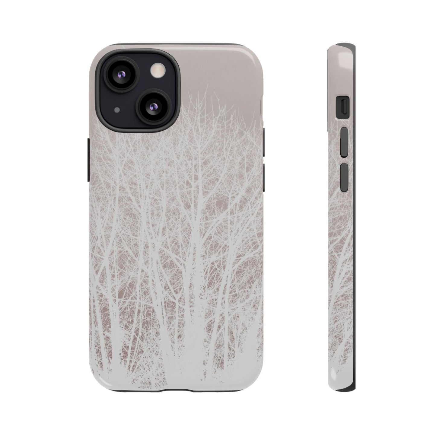 Copy of Night Forest Phone Case — Dark Tree Silhouette Protective Tough Case