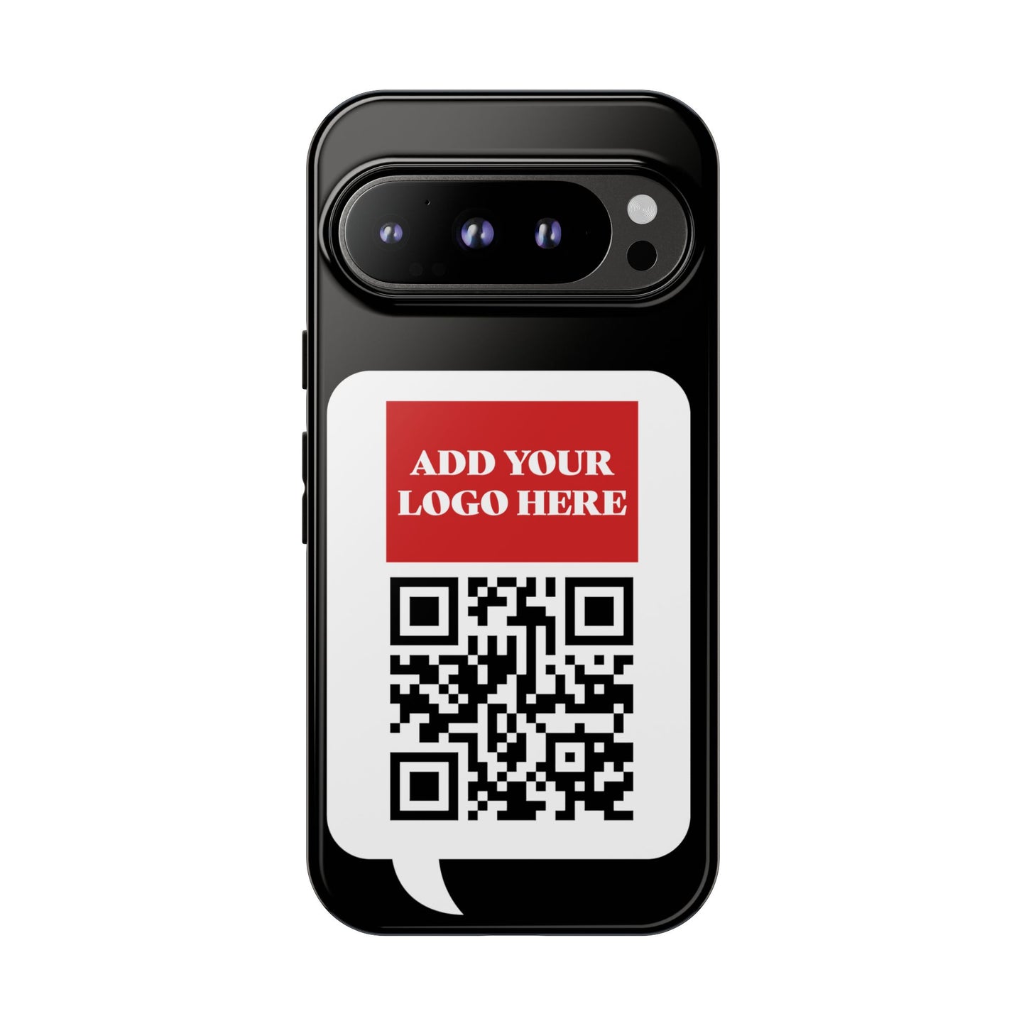 Custom QR Code and Logo Tough Phone Case — Contact Case