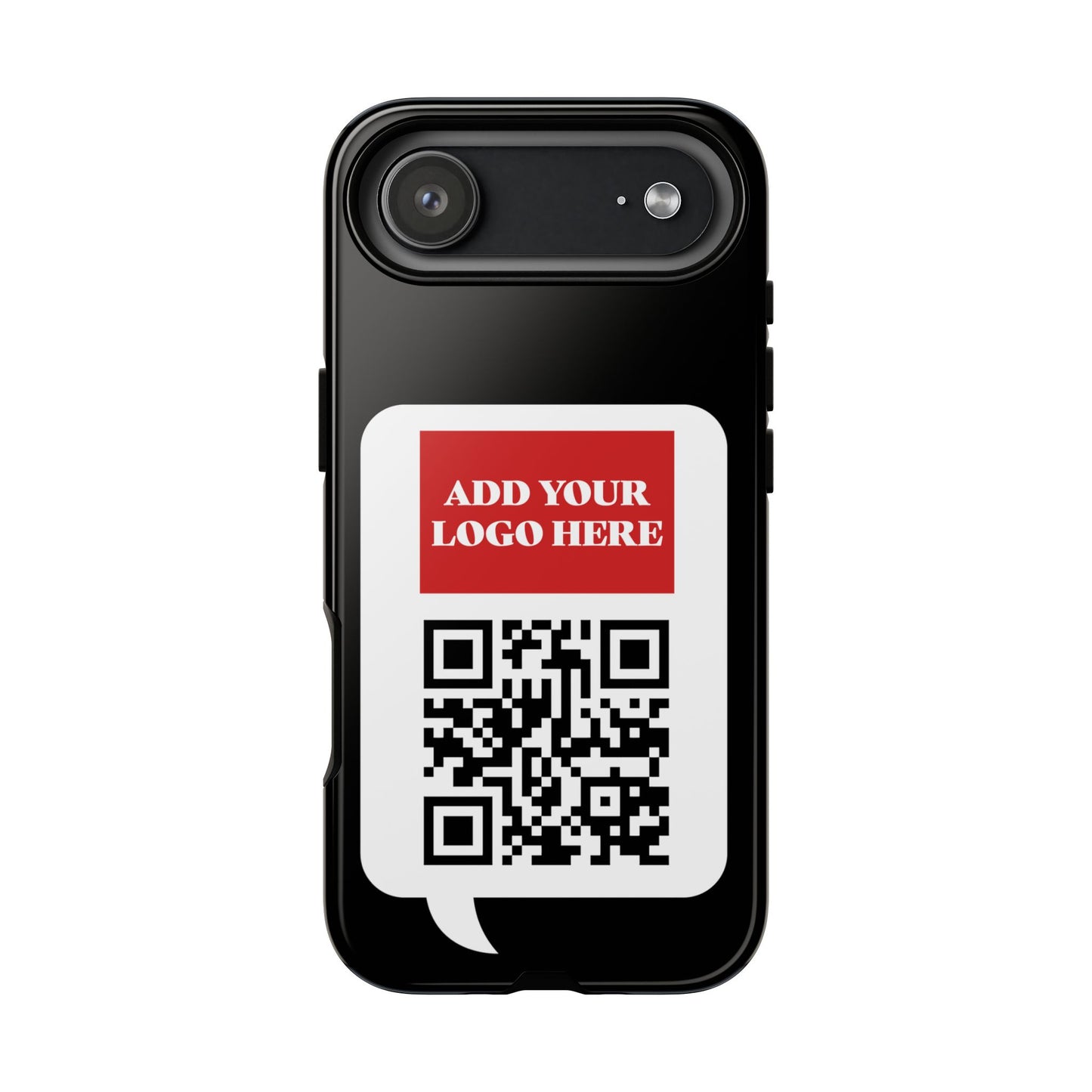 Custom QR Code and Logo Tough Phone Case — Contact Case