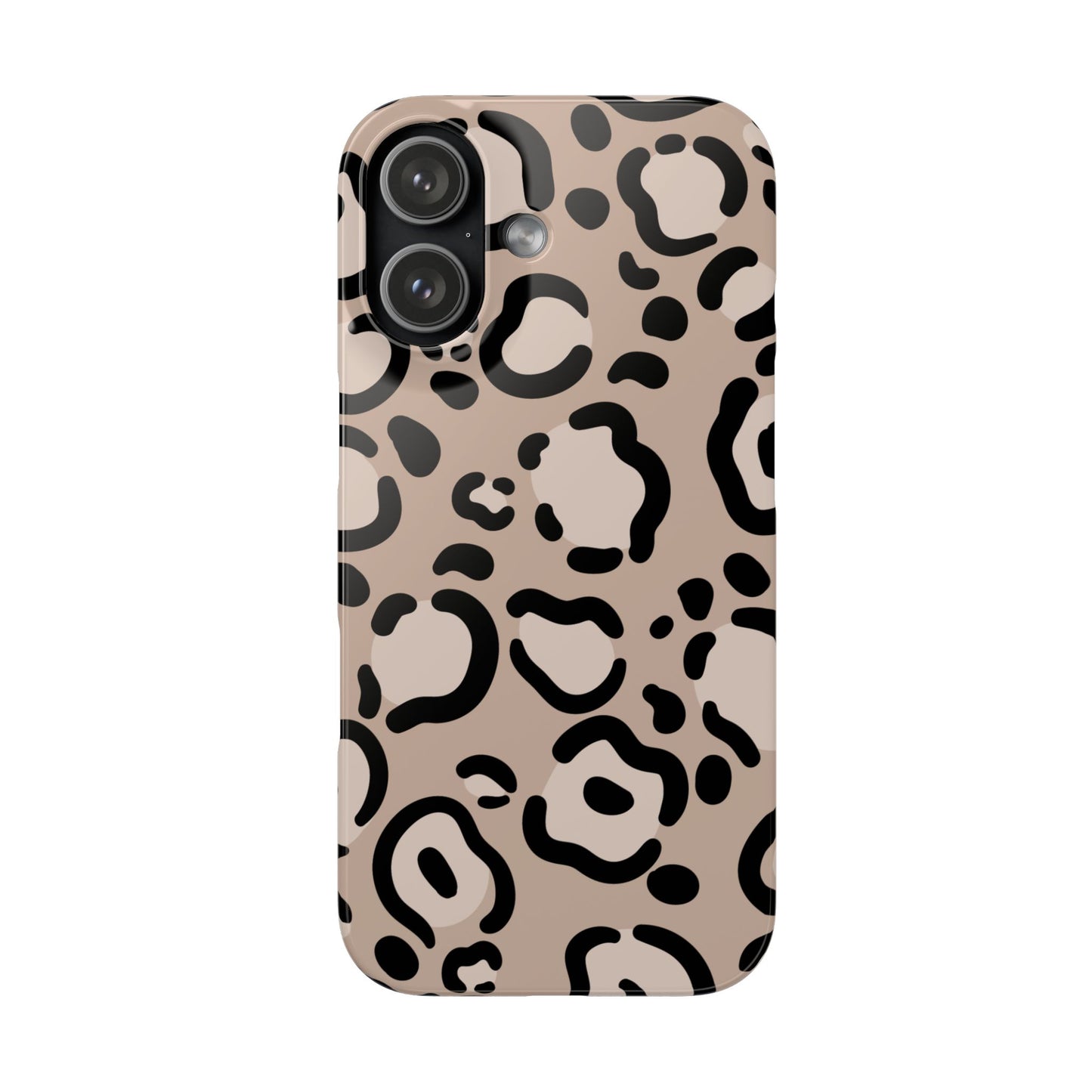 Leopard Print Slim Case — Phone Cover for Apple iPhone, Samsung Galaxy and Google Pixel.