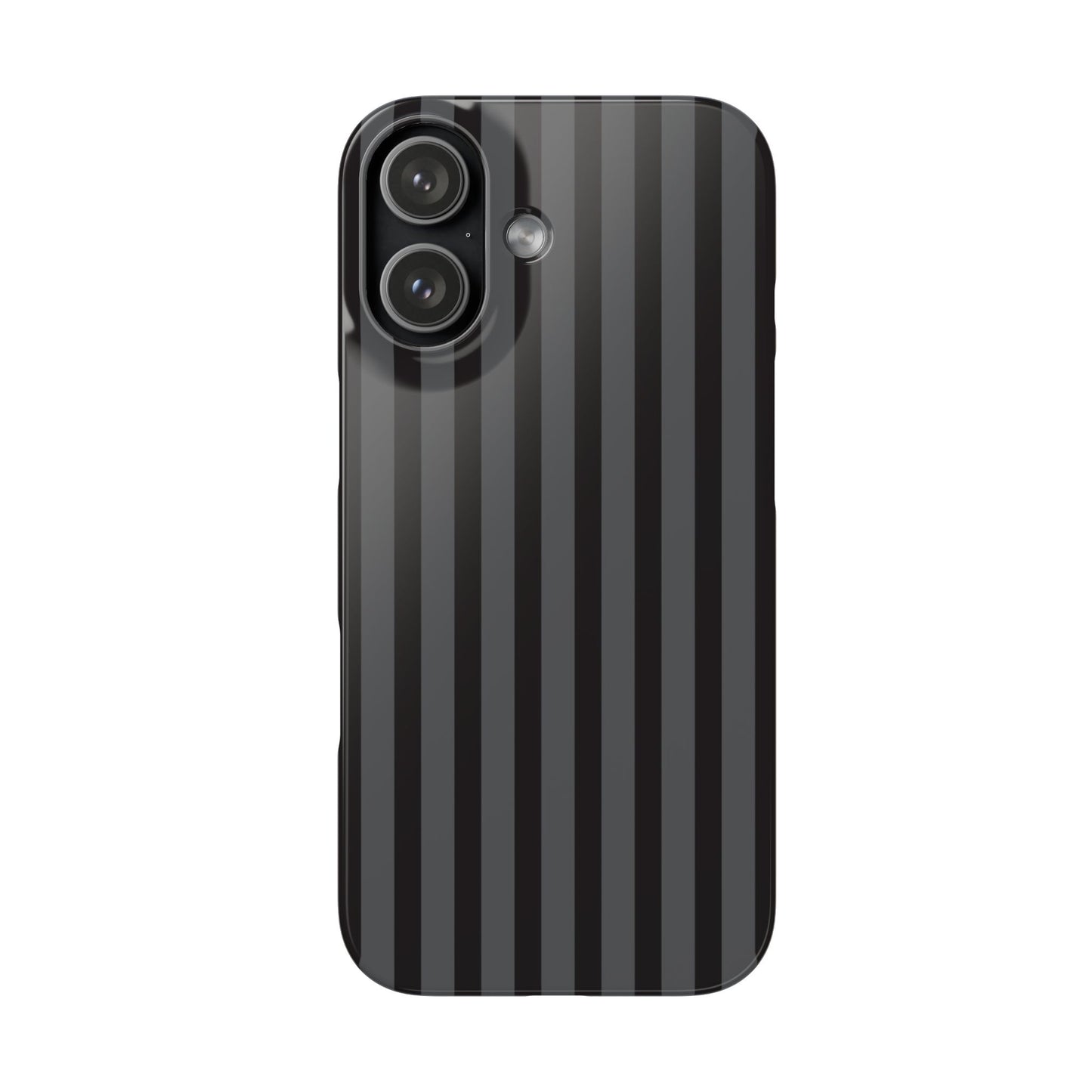 Black Vertical Stripe Snap Phone Case – Slim Protective Cover