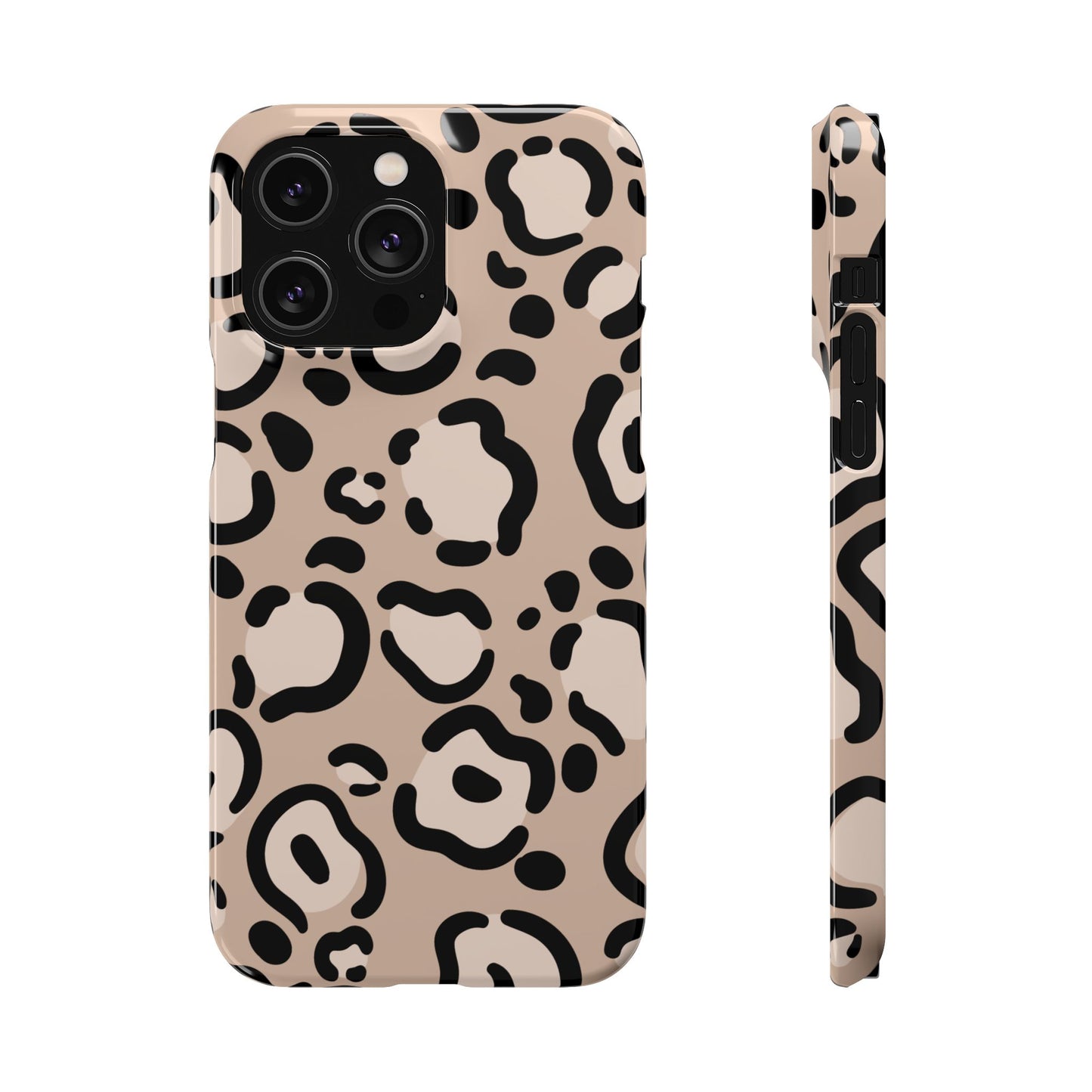 Leopard Print Slim Case — Phone Cover for Apple iPhone, Samsung Galaxy and Google Pixel.