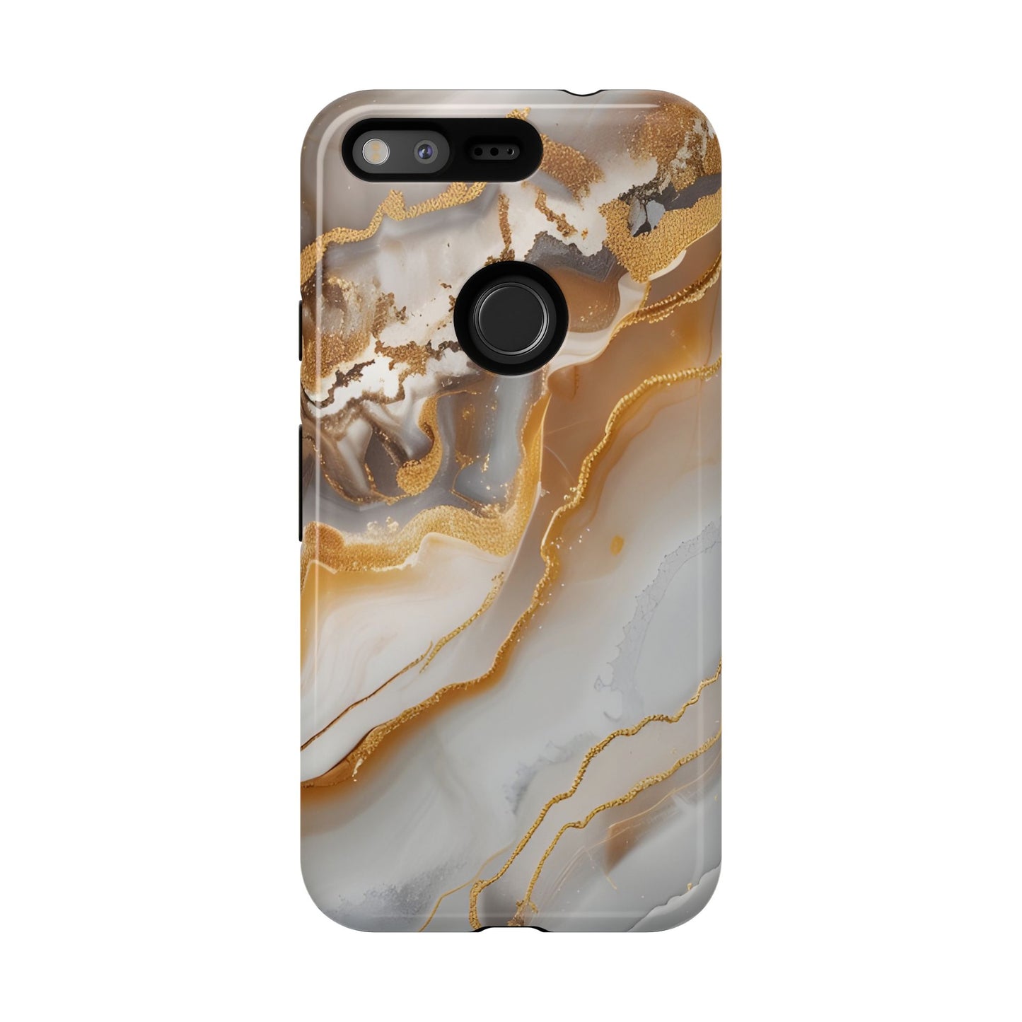 Gold Marble Tough Phone Case