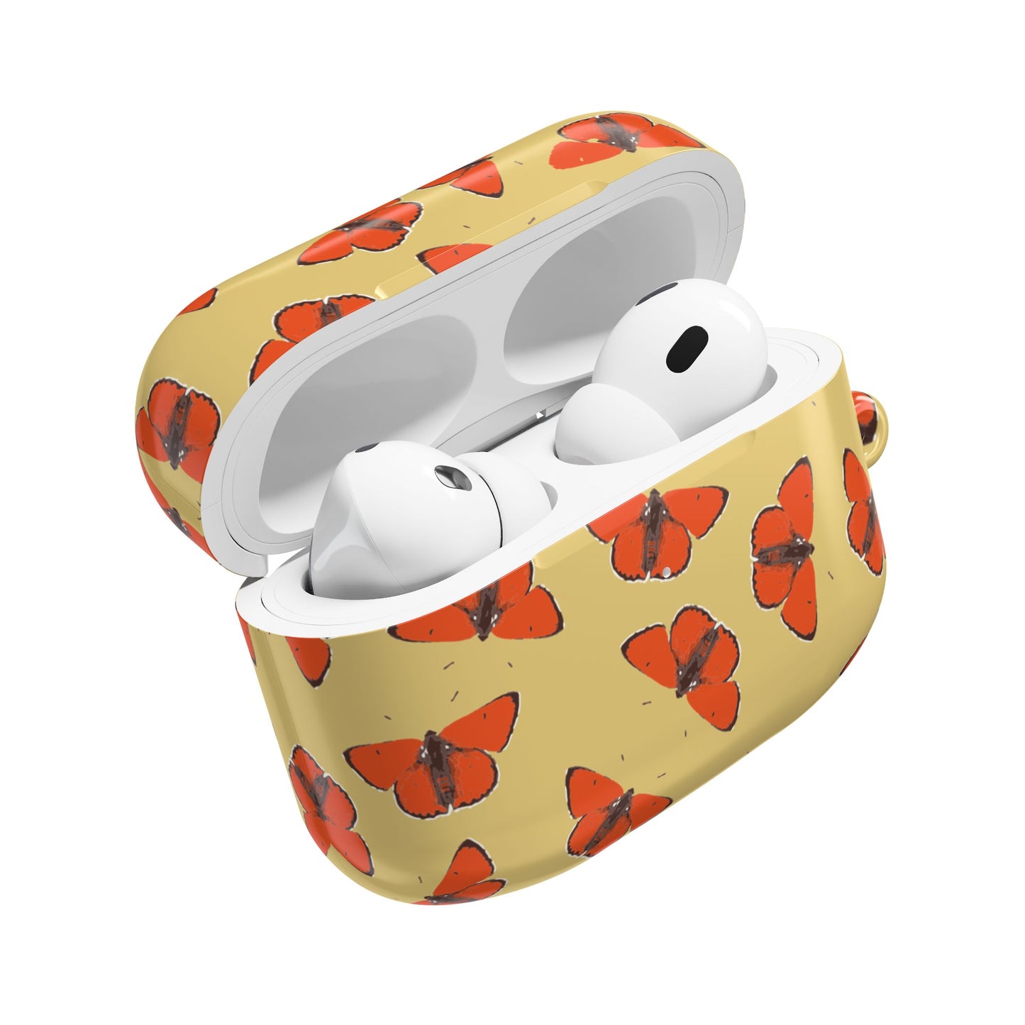 Red Butterfly AirPod Case — Protective Cover