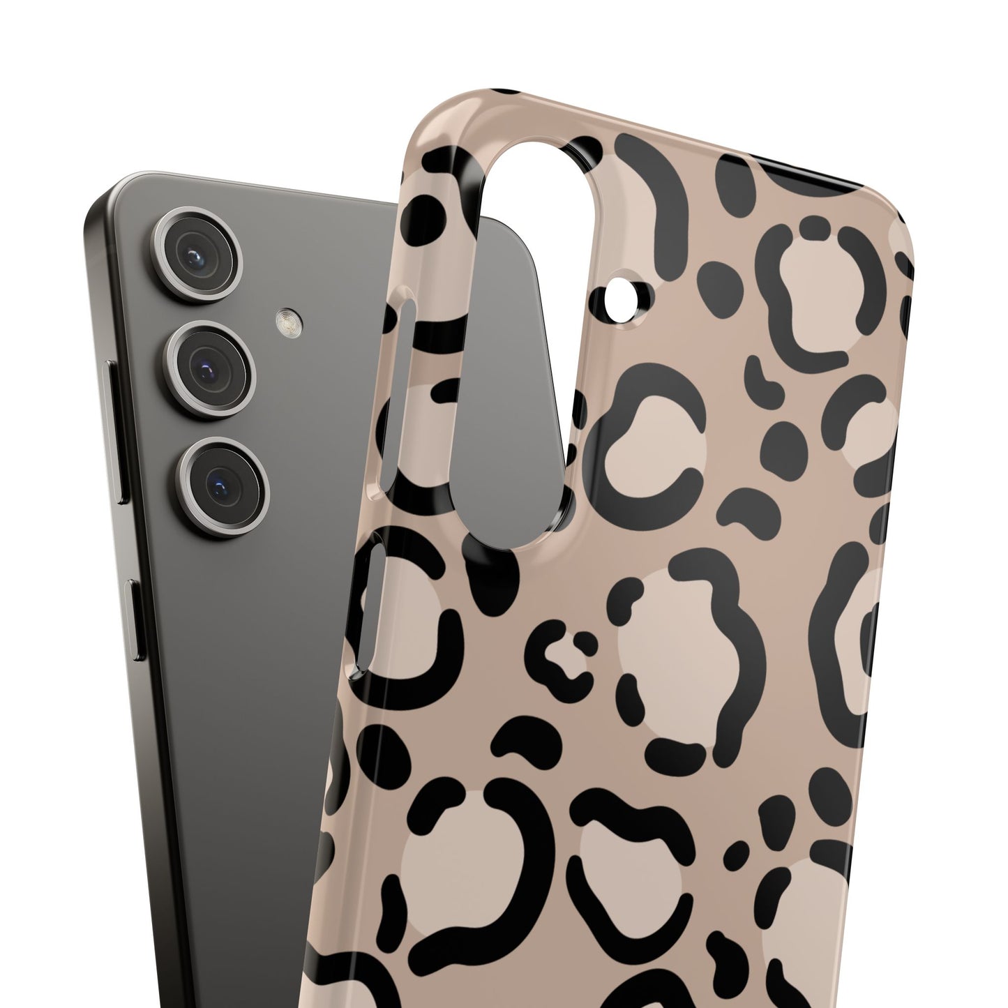 Leopard Print Slim Case — Phone Cover for Apple iPhone, Samsung Galaxy and Google Pixel.