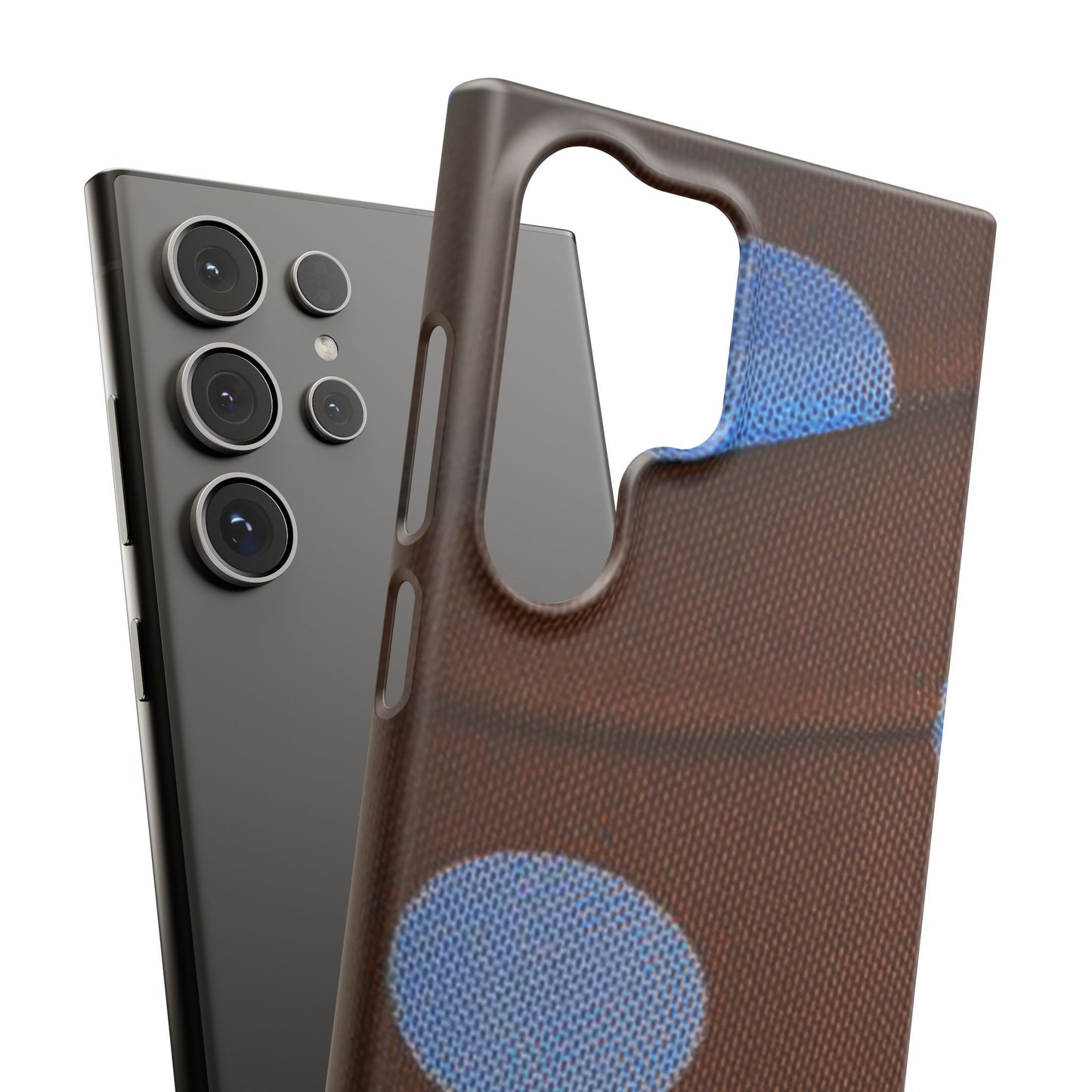 Polka Dot Snap Phone Case for Apple iPhone, Samsung Galaxy and Google Pixel.