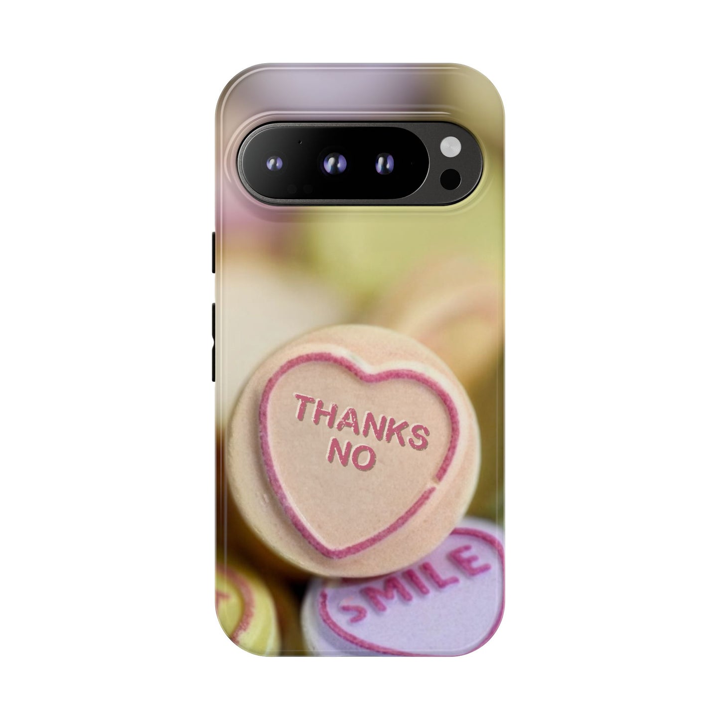 Personalised Love Heart Tough Case for Apple iPhone, Samsung Galaxy and Google Pixel.