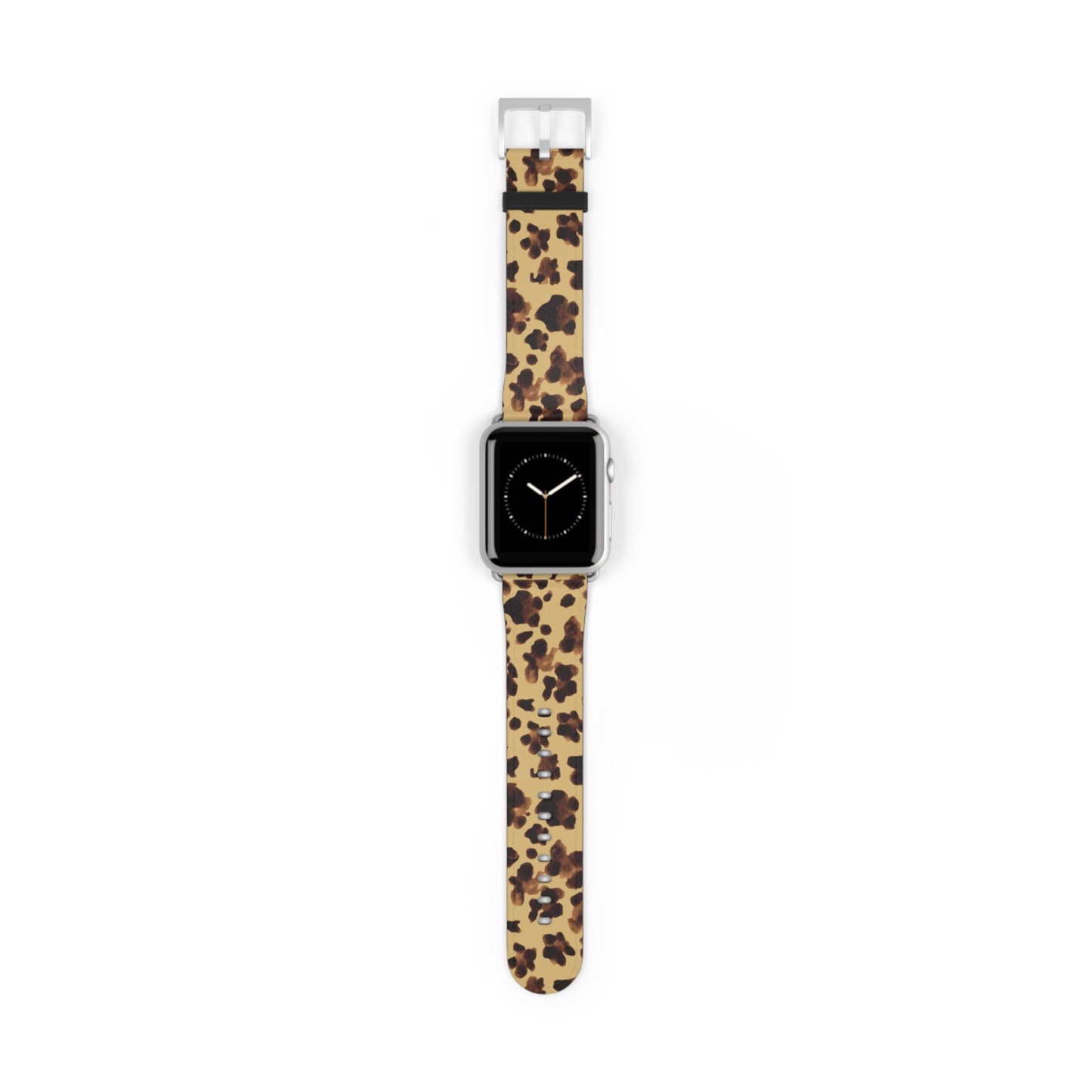 Leopard Print Watch Band — Stylish Animal-Print Replacement Strap