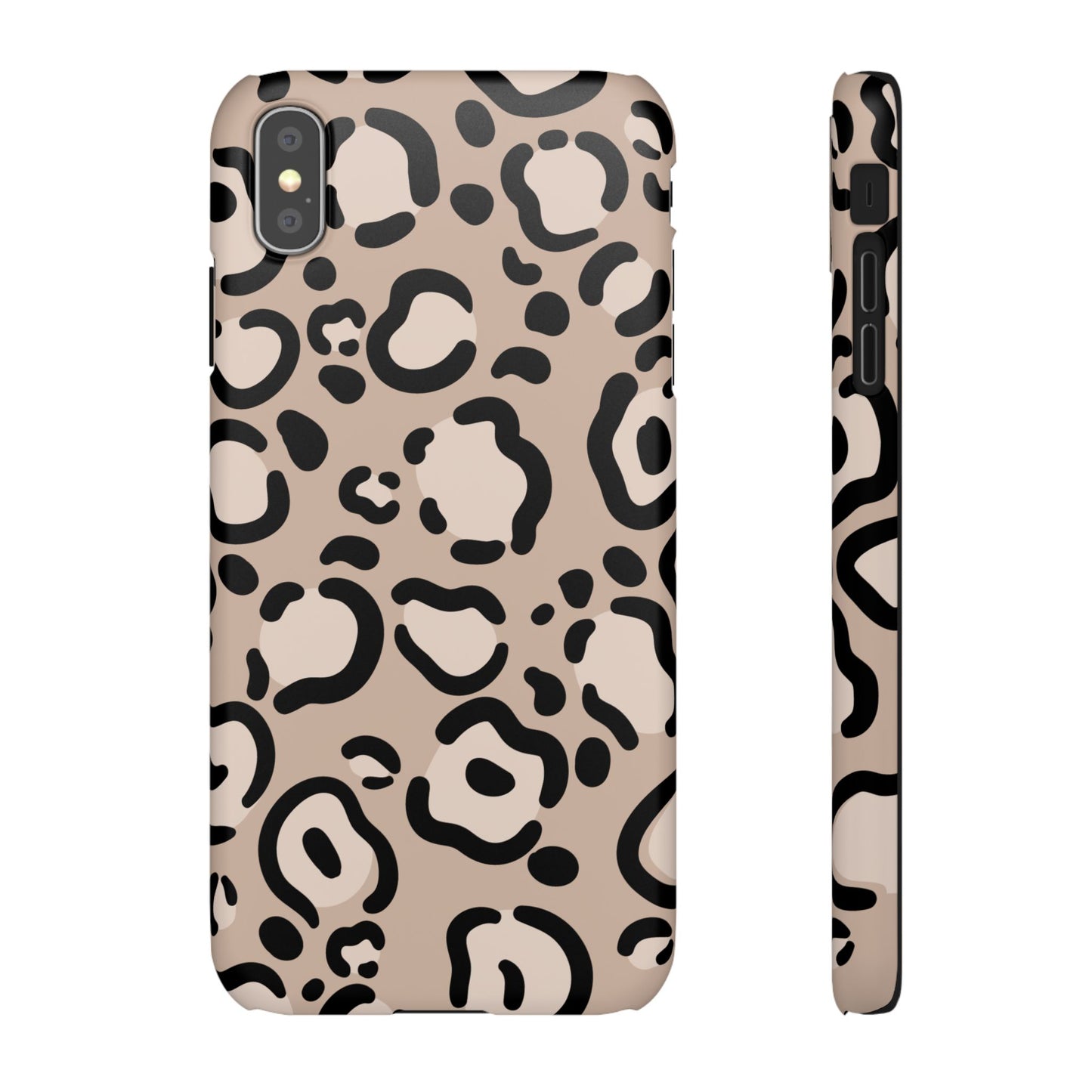 Leopard Print Slim Case — Phone Cover for Apple iPhone, Samsung Galaxy and Google Pixel.