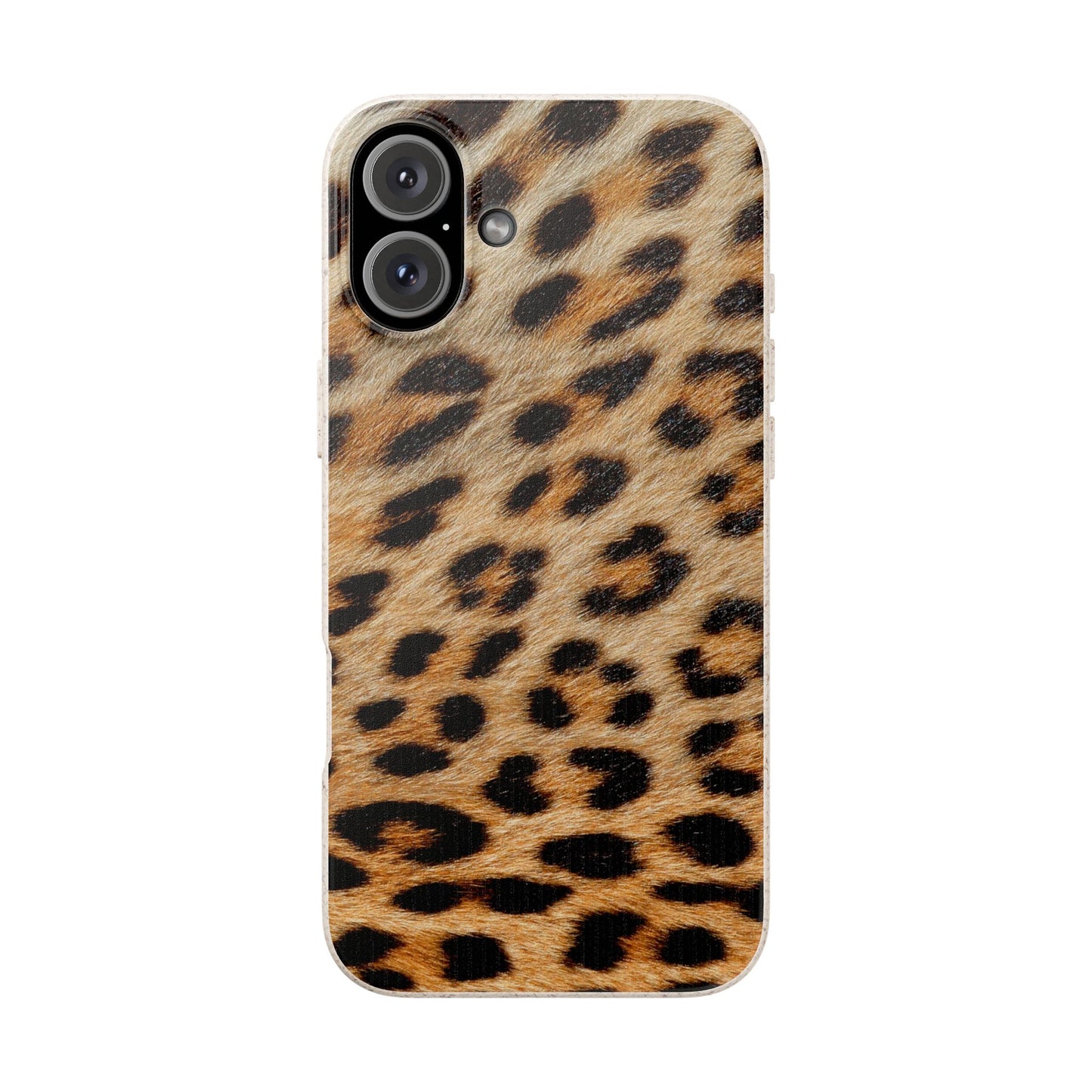 Leopard Print Biodegradable Phone Case — Eco-Friendly Animal Print Phone Cover for Apple iPhone and Samsung Galaxy.