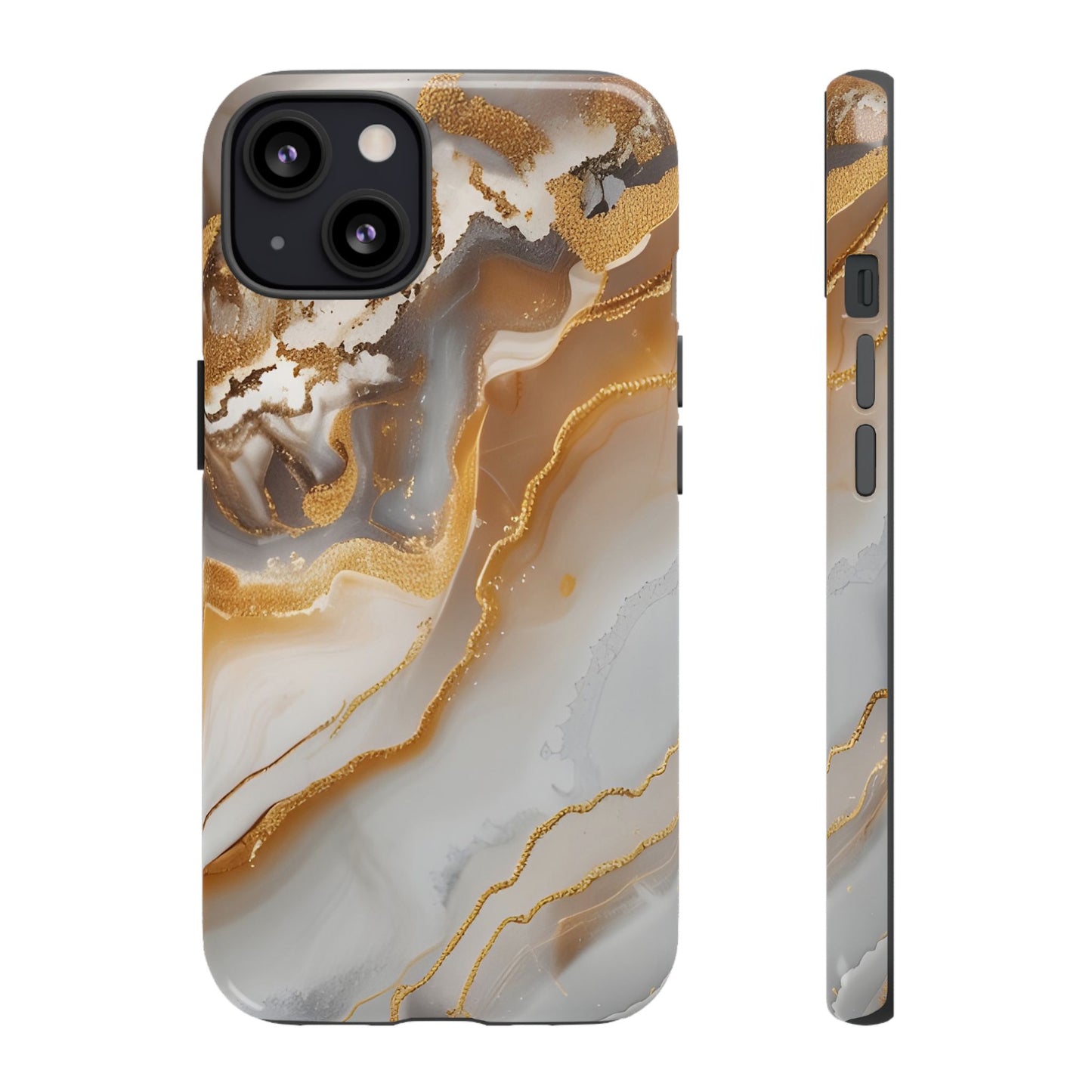 Gold Marble Tough Phone Case