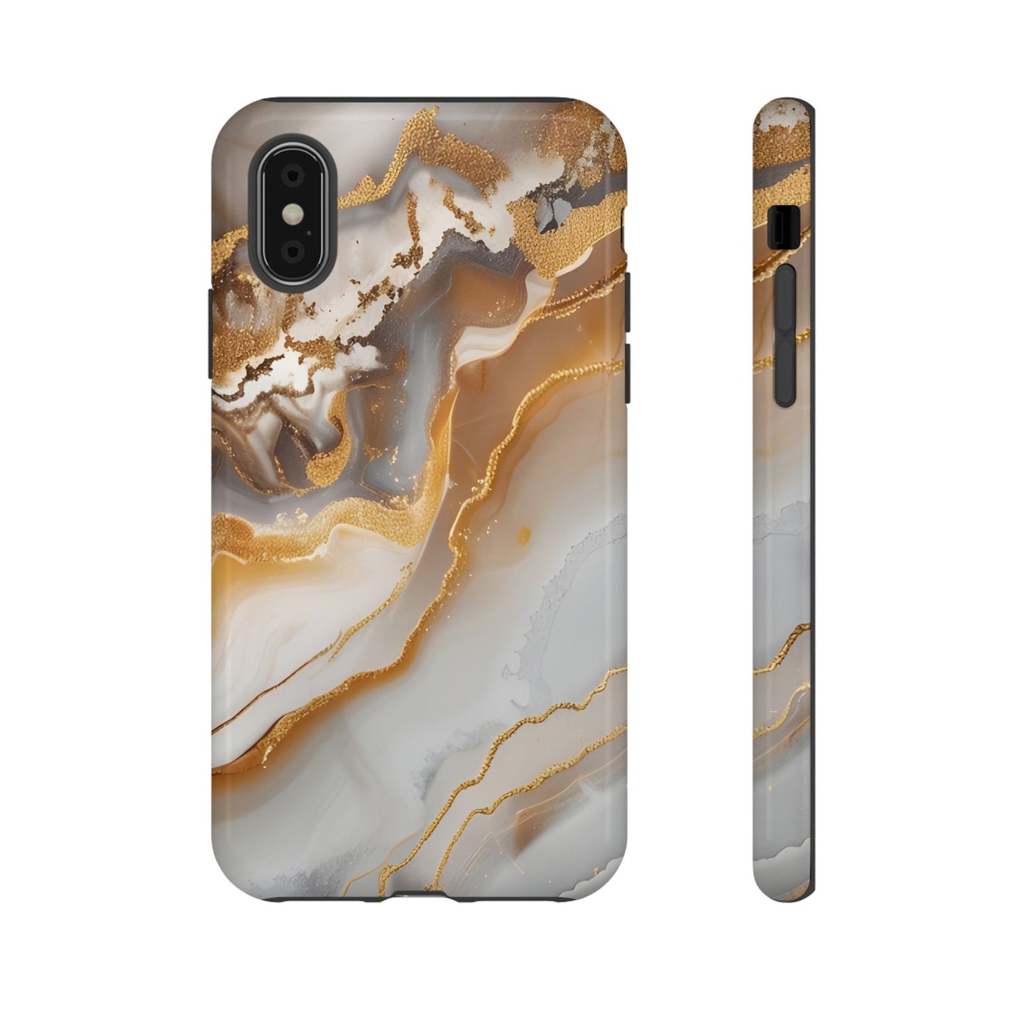 Gold Marble Tough Phone Case