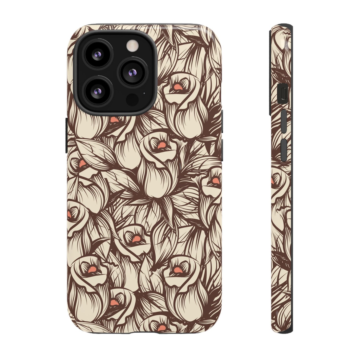 Botanical Pattern Floral Magnolia Tough Phone Case