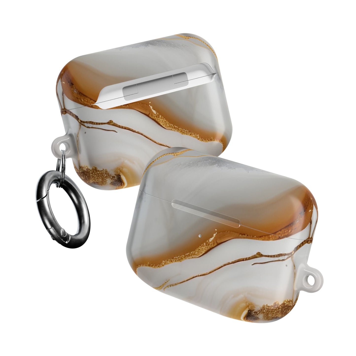Marble and Gold AirPod Case — Protective Cover