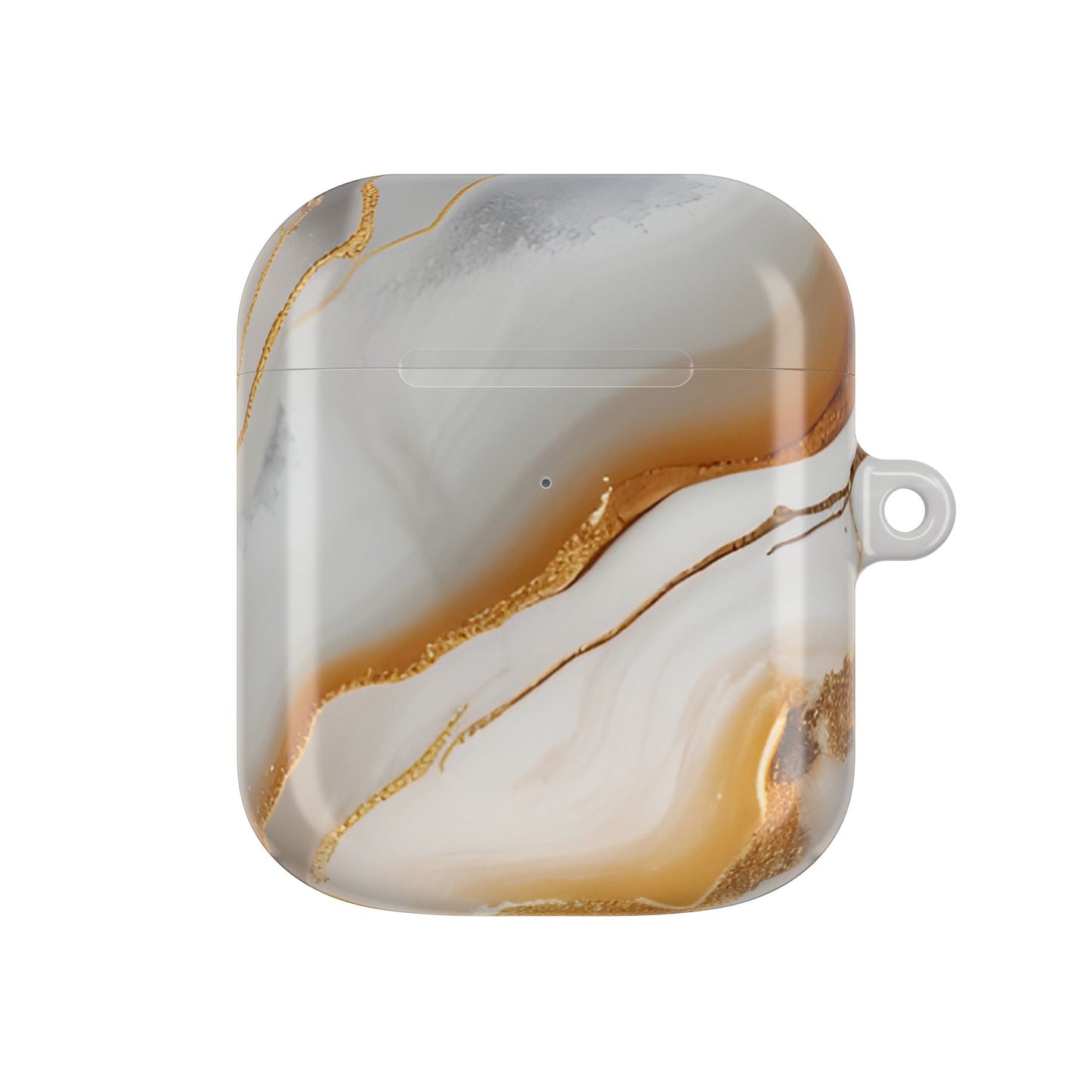 Marble and Gold AirPod Case — Protective Cover